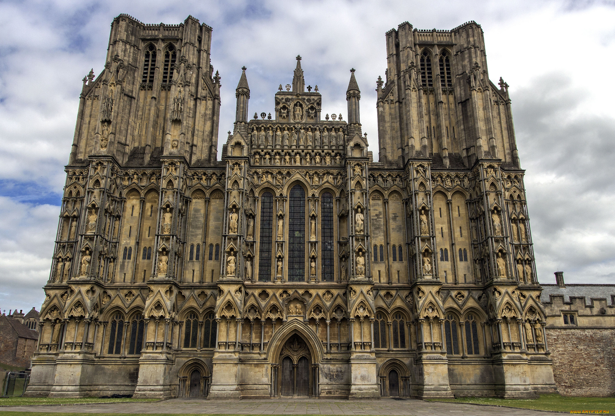 wells, cathedral, города, -, католические, соборы, , костелы, , аббатства, собор