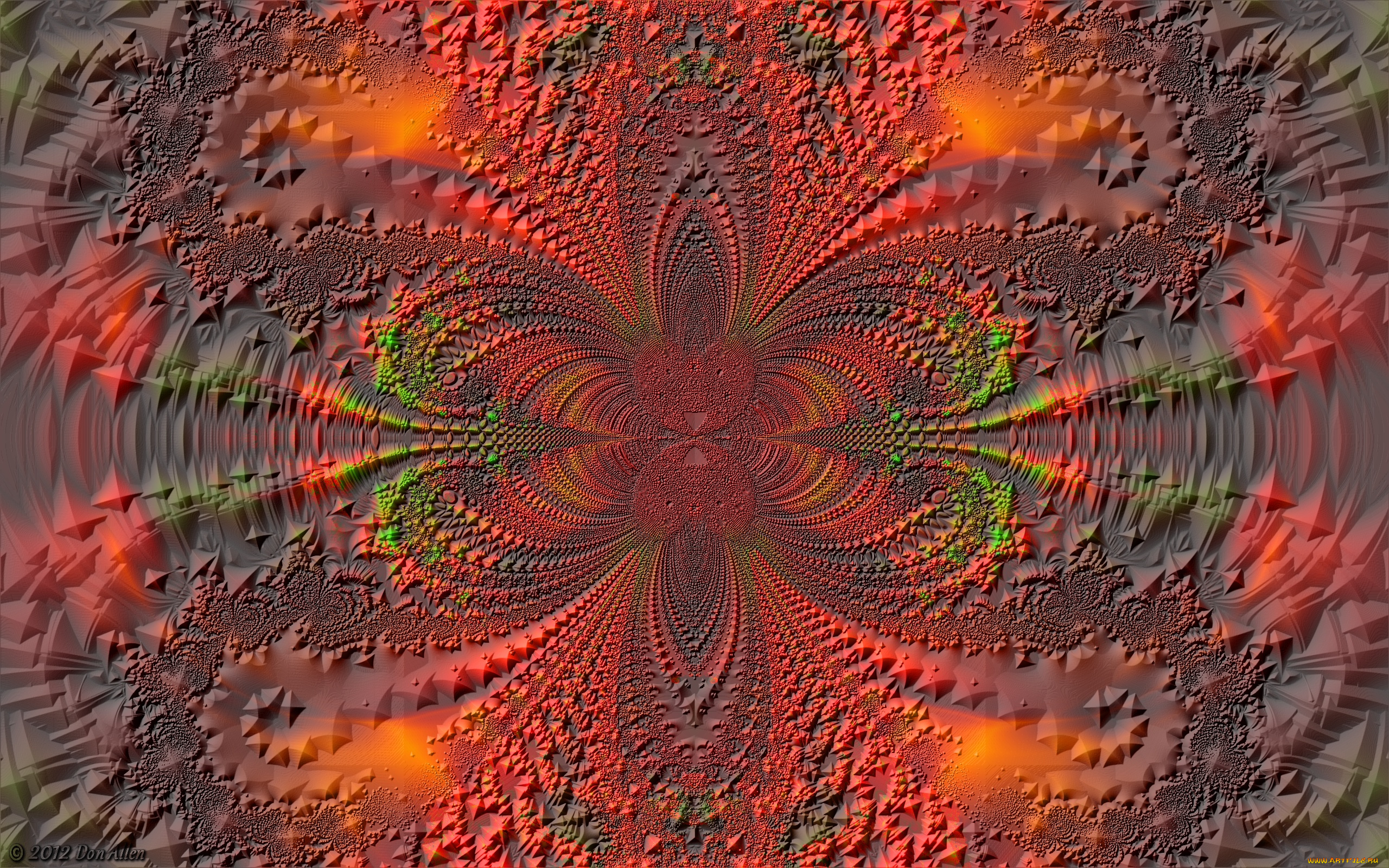 3д, графика, фракталы, , fractal, узор, фон, цвета