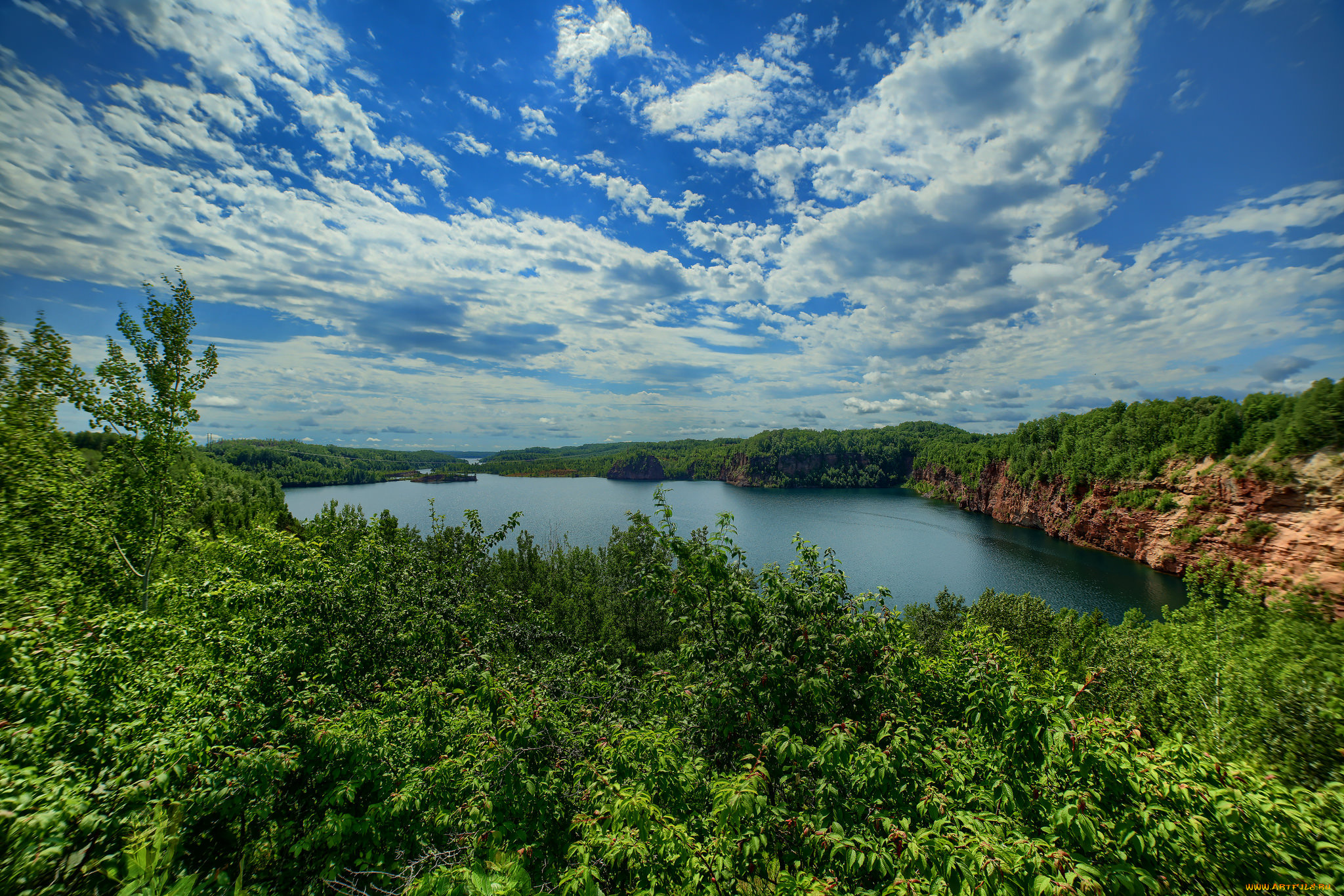 природа, реки, озера, река, лес