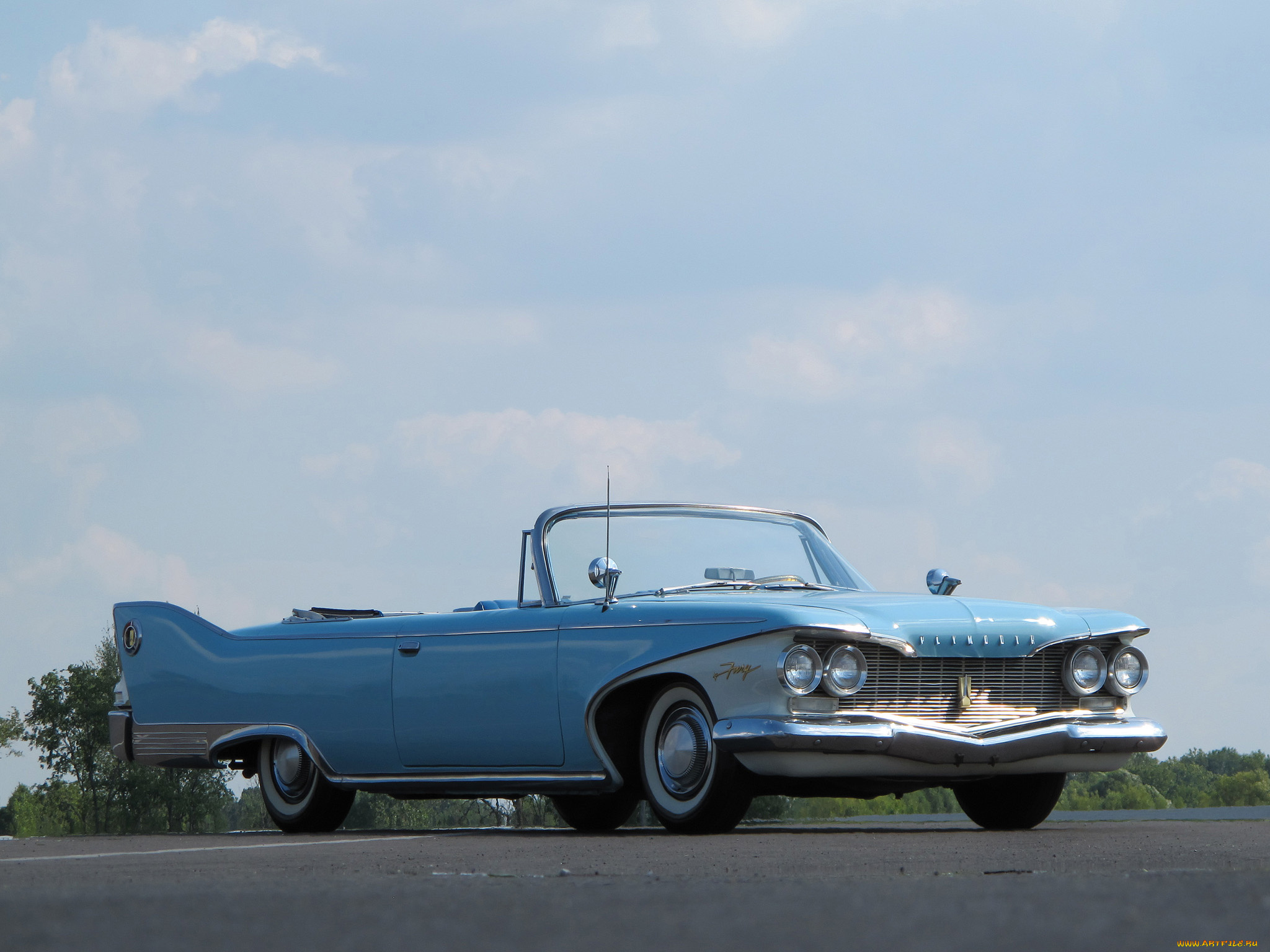 plymouth, fury, convertible, автомобили