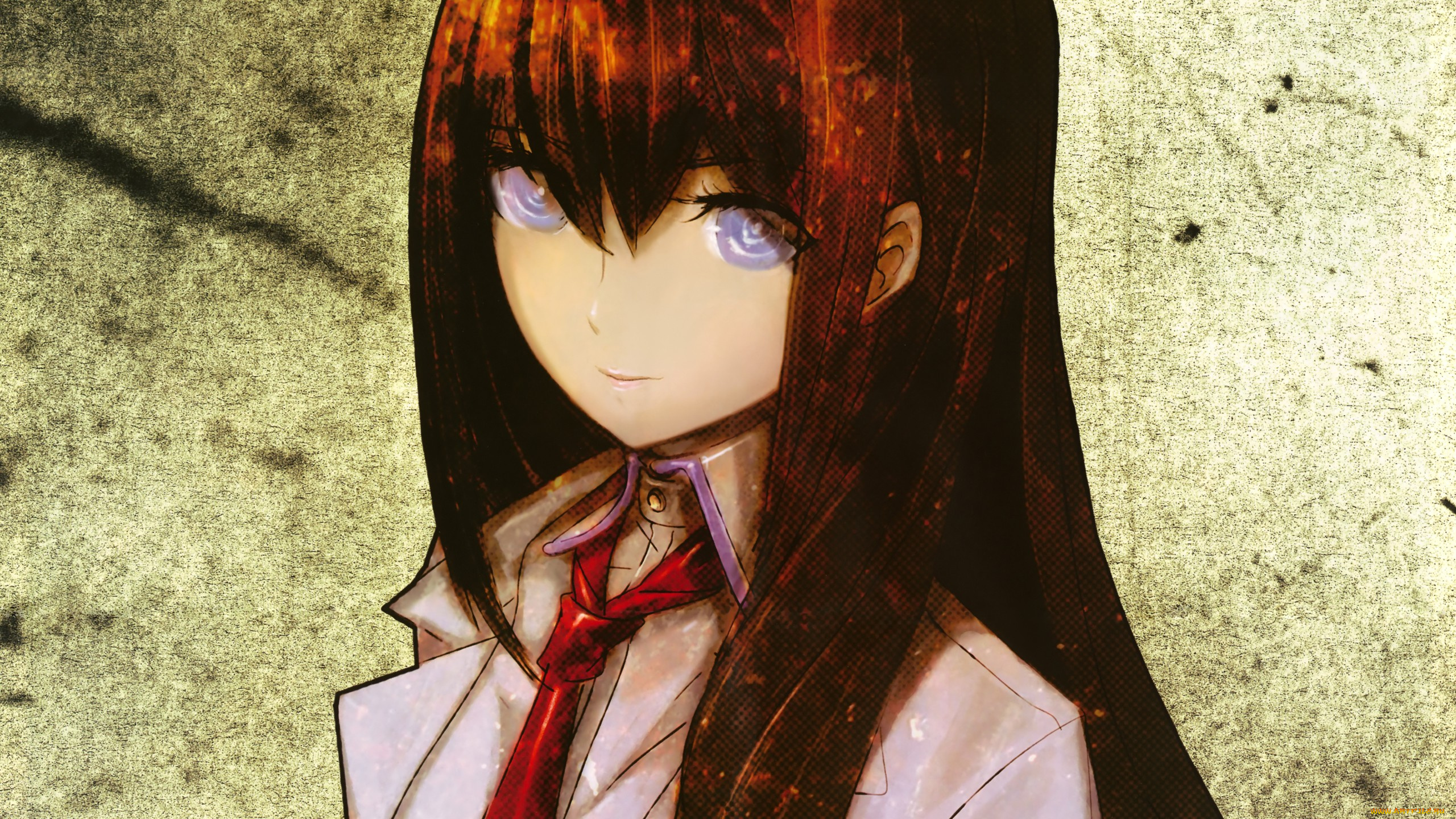 аниме, steins, gate, девушка