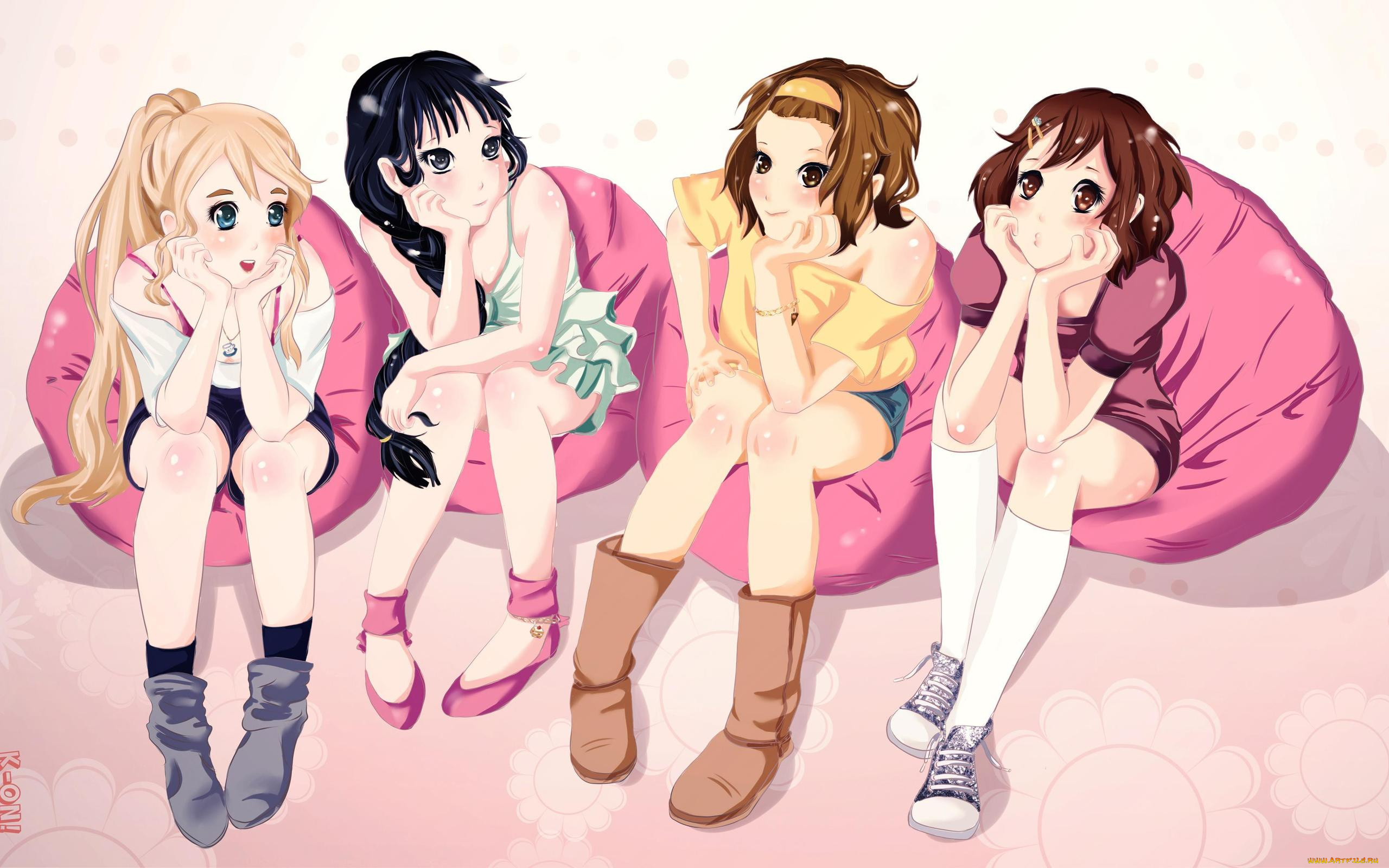 аниме, on, tainaka, ritsu, kotobuki, tsumugi, k-on