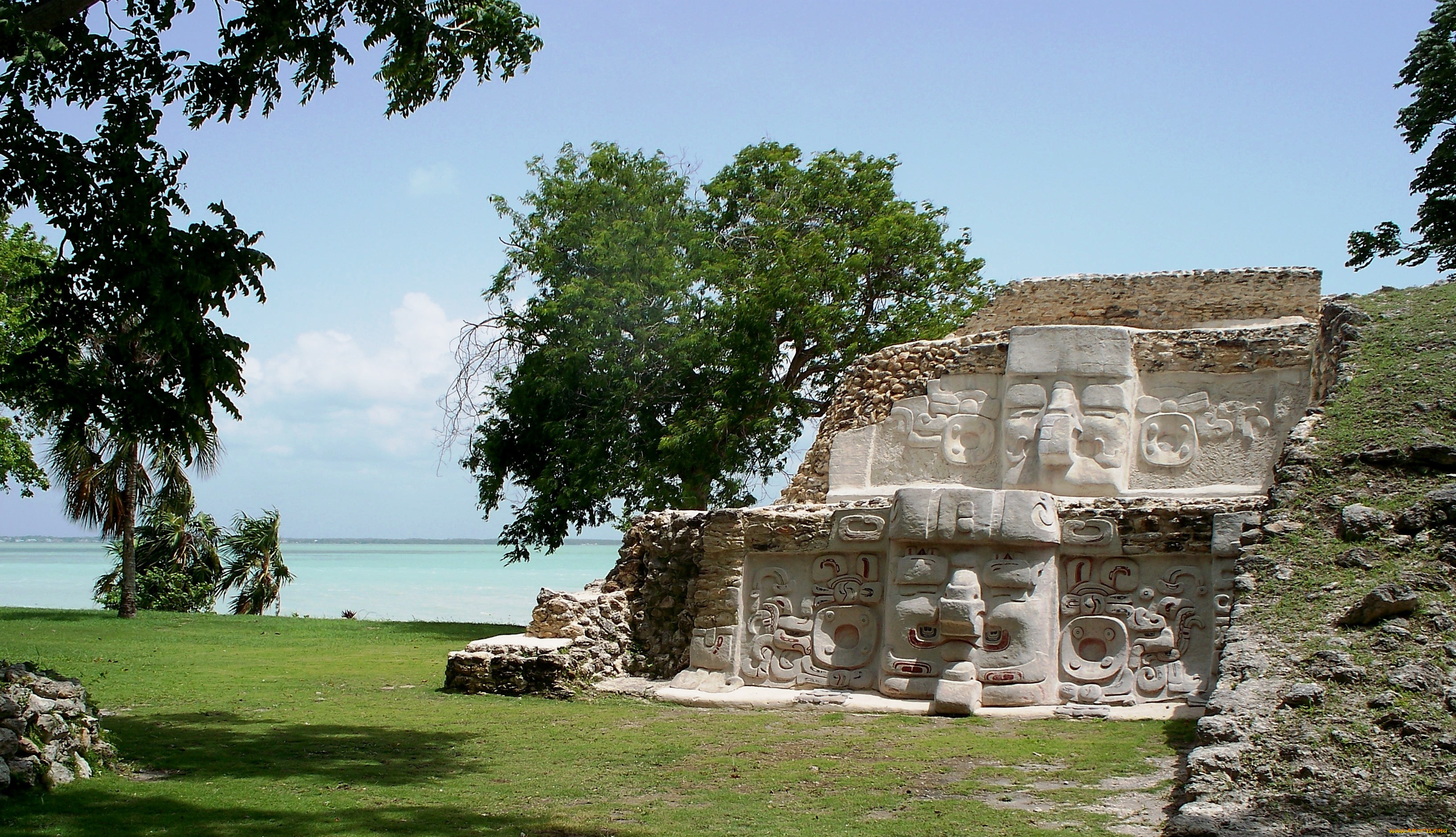 cerros, ruins, мексика, города, исторические, архитектурные, памятники, майя