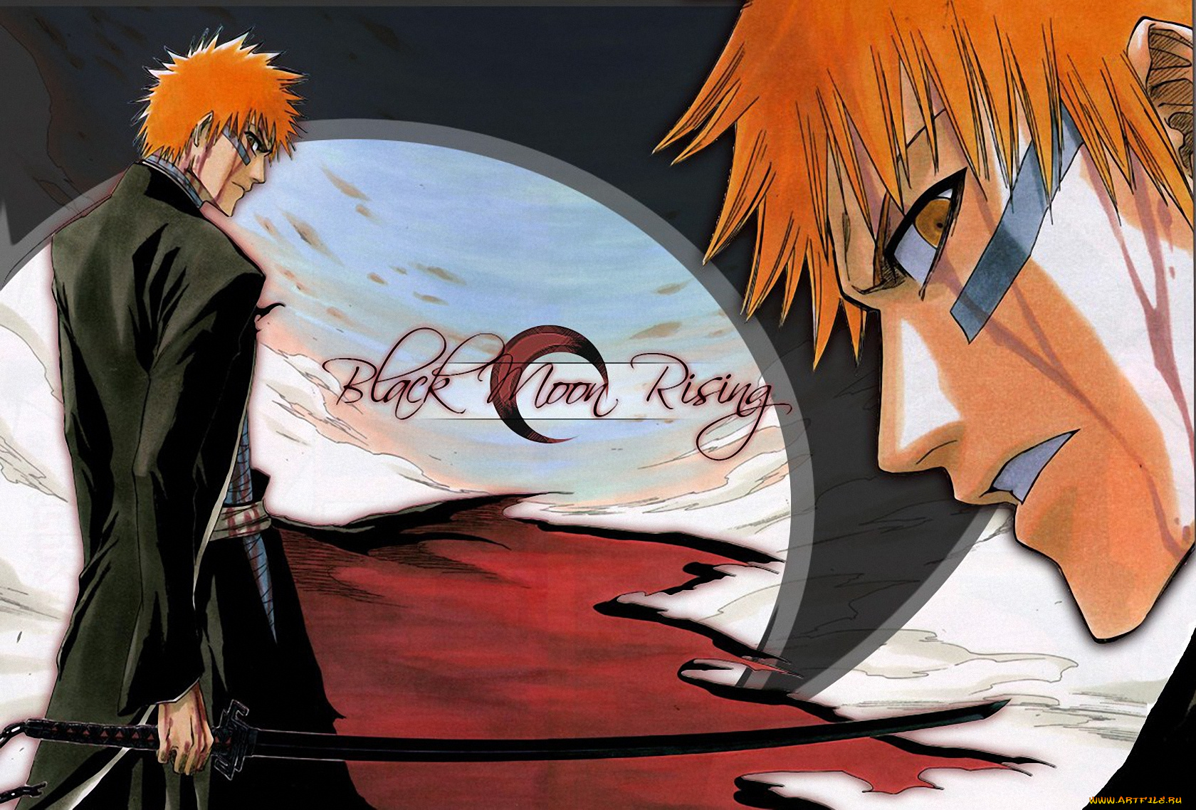 Скачать обои аниме, bleach, ichigo, bankai, ичиго из раздела Аниме, в  разрешении 1680x1138