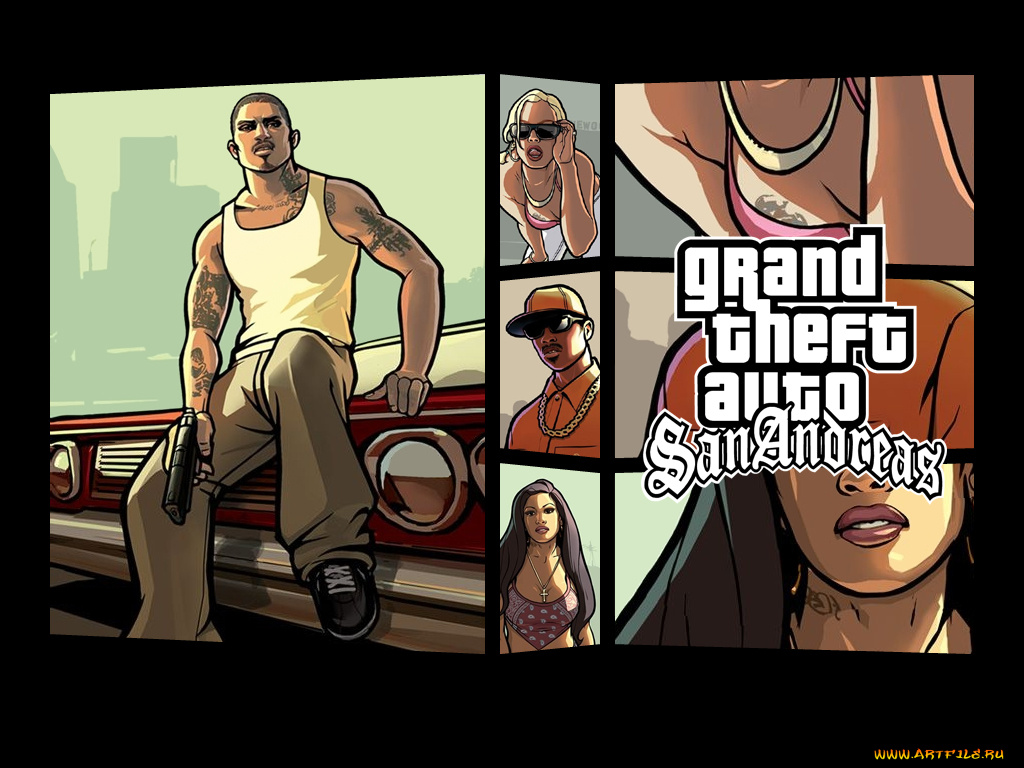 видео, игры, grand, theft, auto, san, andreas