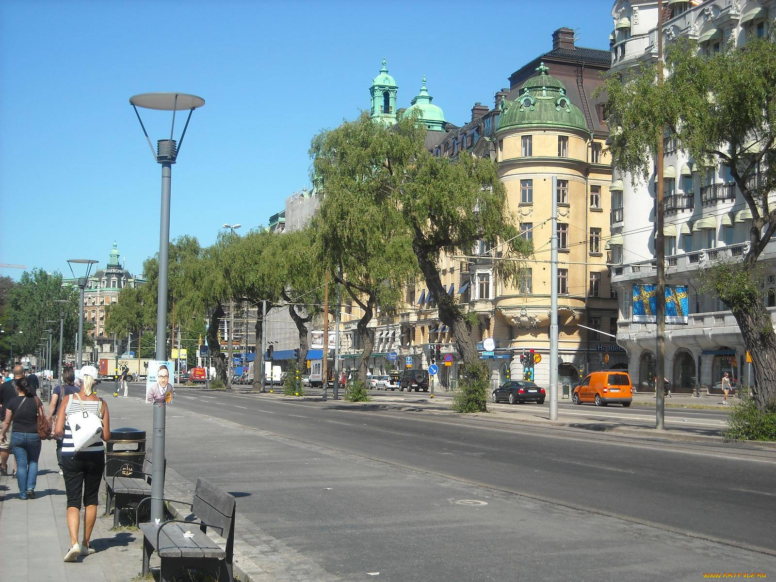 швеция, города, улицы, площади, набережные