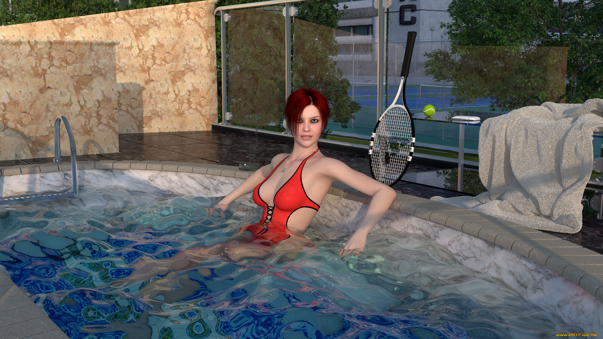 жена в бассейне фото голая фото 59