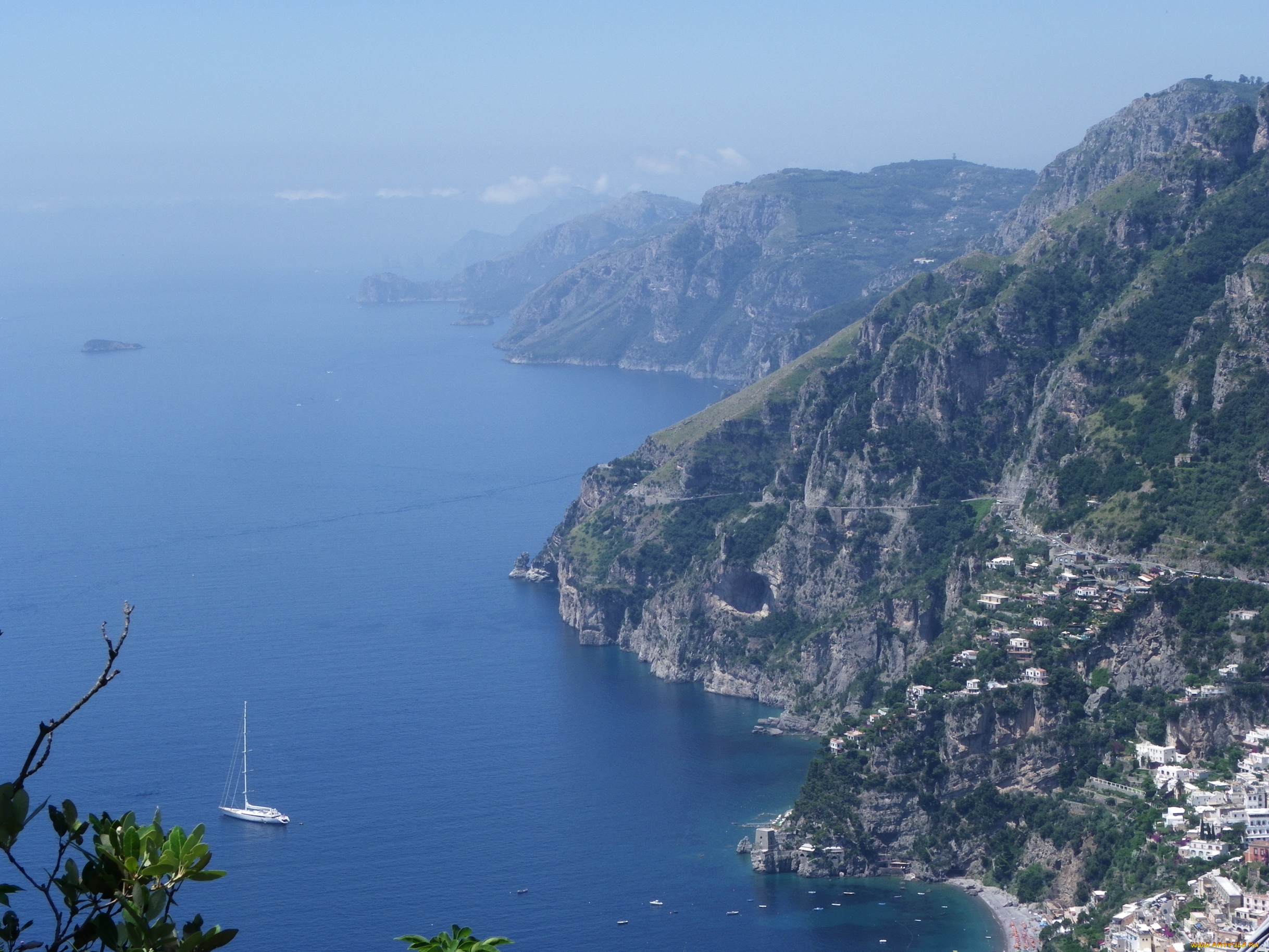 amalfi, italy, природа, побережье, море, горы