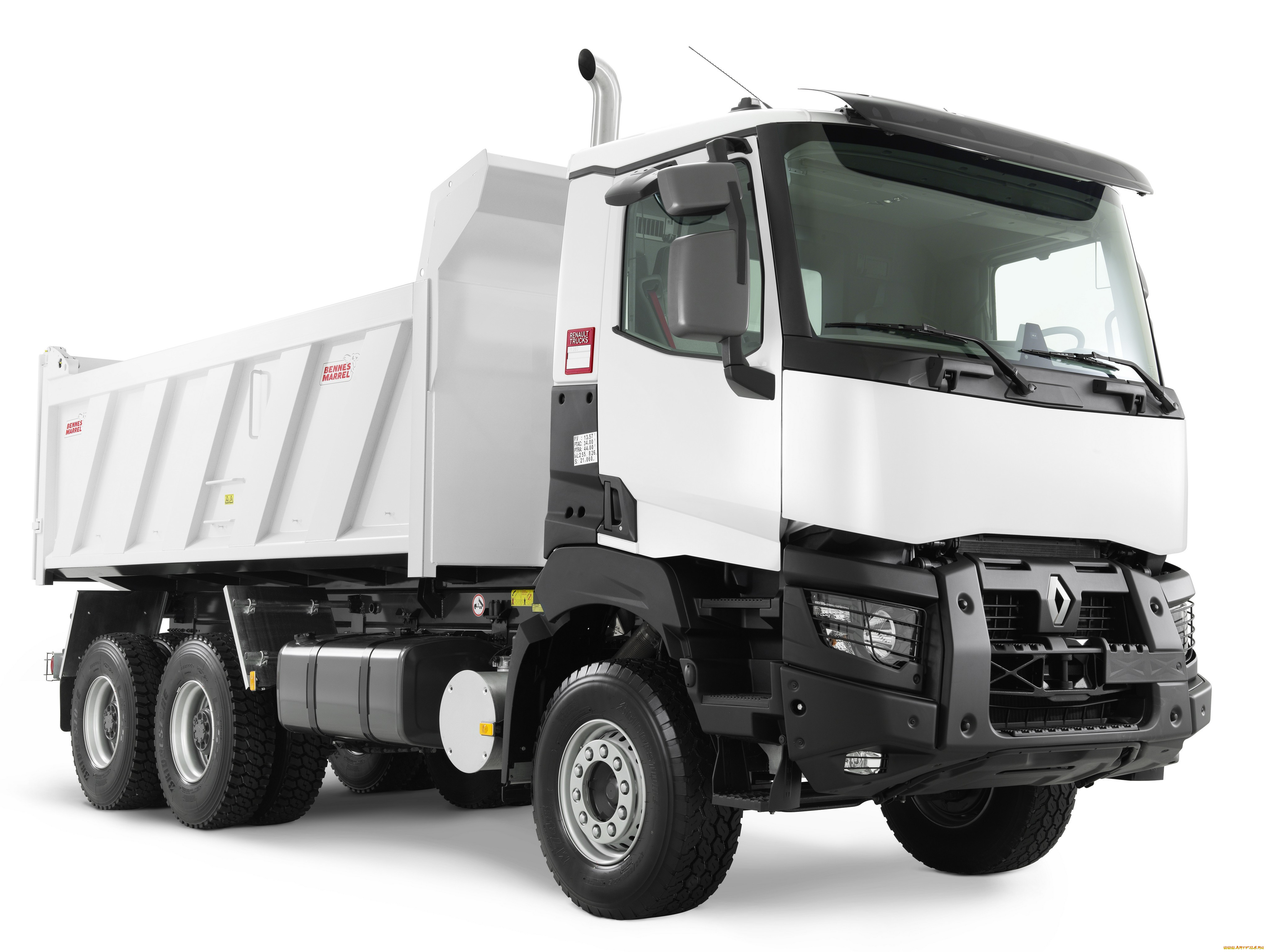 автомобили, renault, trucks, 2013г, k, 380, tipper, светлый, 6x4, renault