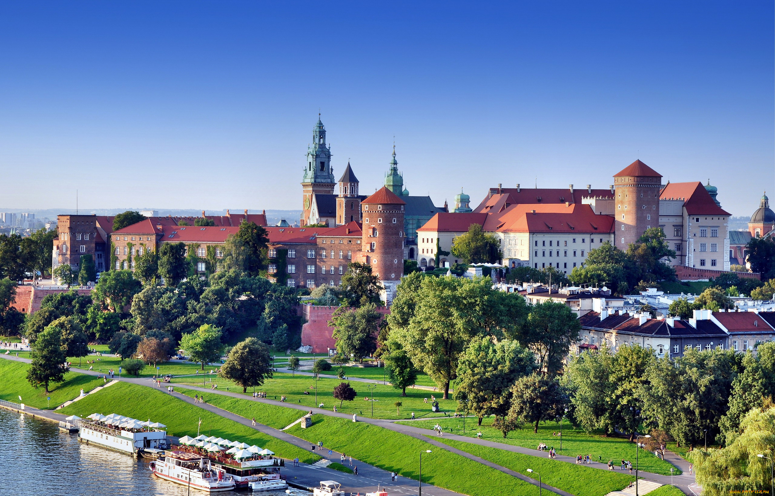 wawel, royal, castle, города, краков, , польша, wawel, royal, castle