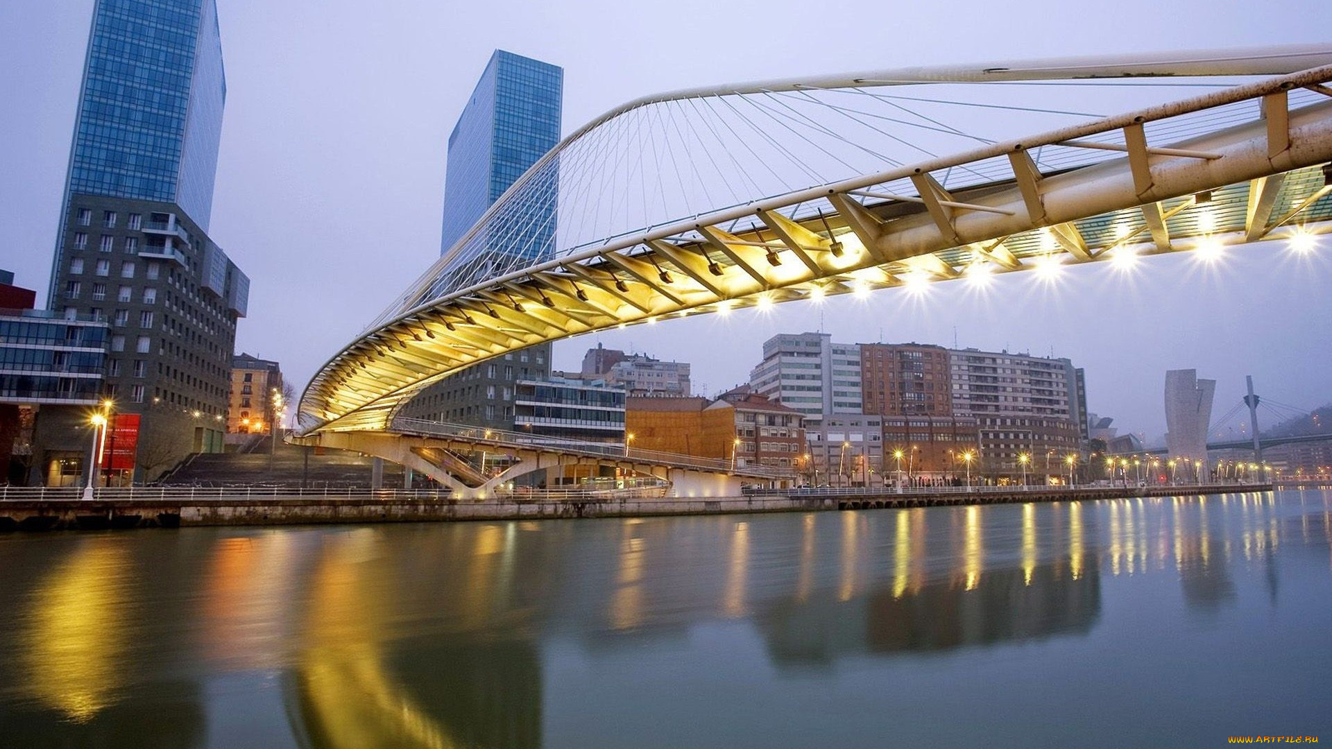 bilbao, spain, города, -, мосты