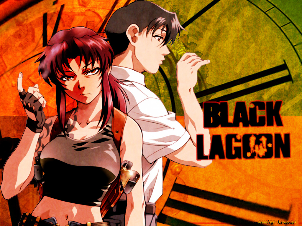 аниме, black, lagoon