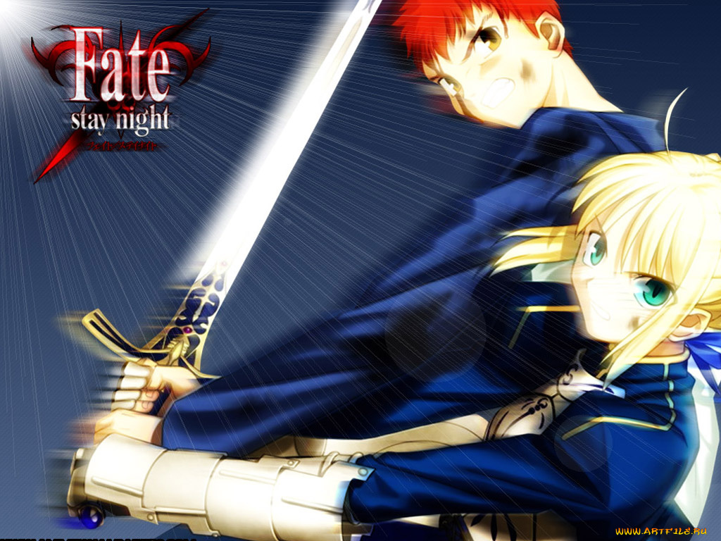 аниме, fate, stay, night