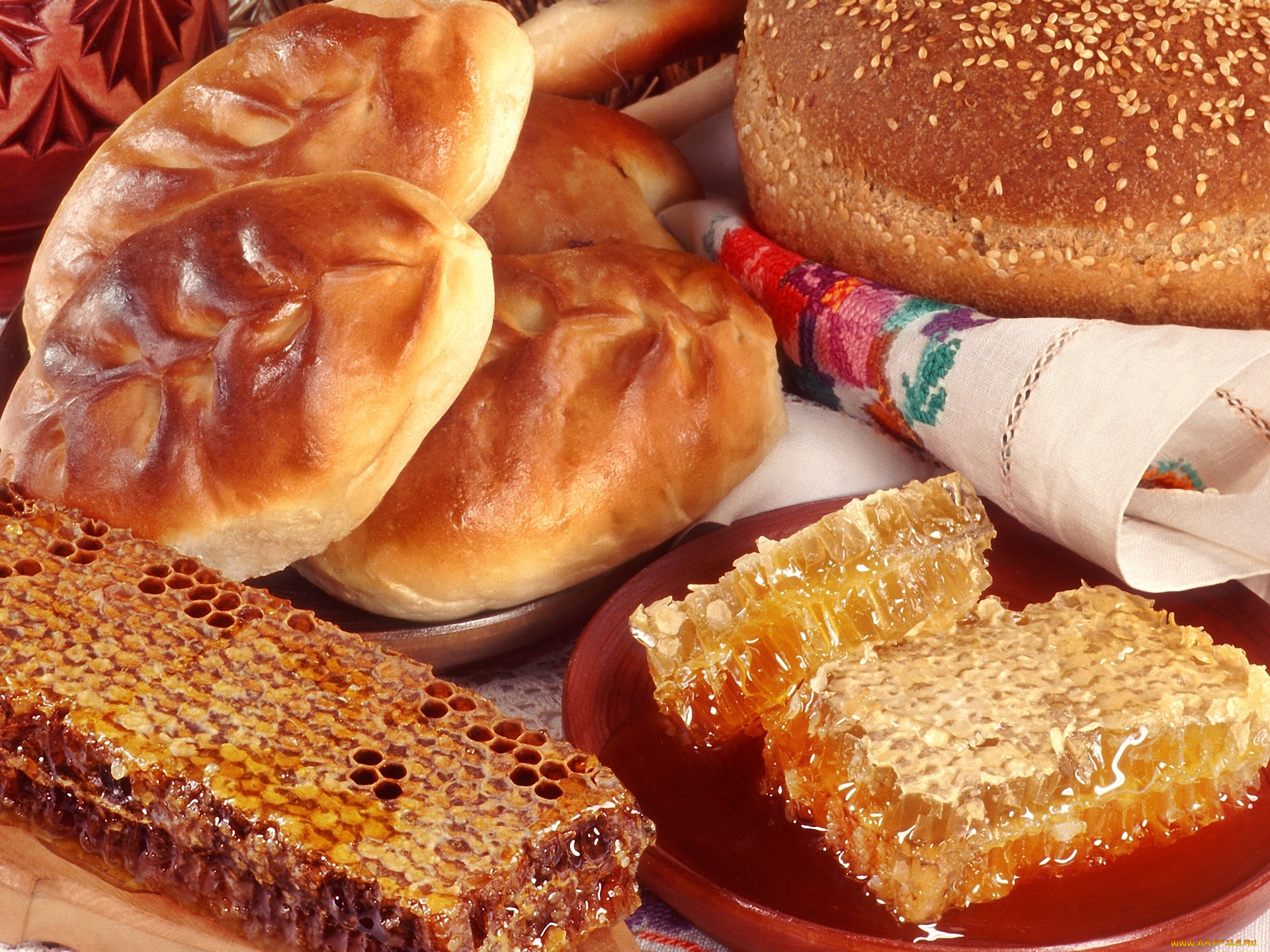еда, мёд, варенье, повидло, джем, булочки, хлеб
