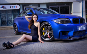Картинка автомобили авто девушками автомобиль азиатка девушка