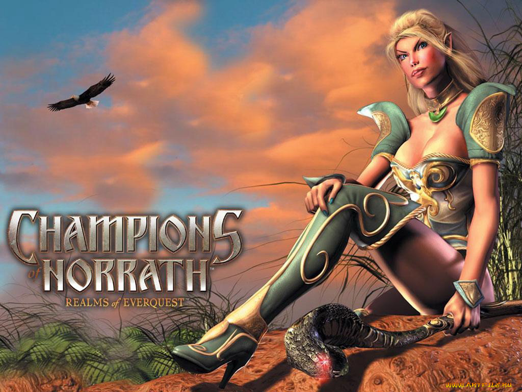 видео, игры, champions, of, norrath, realms, everquest