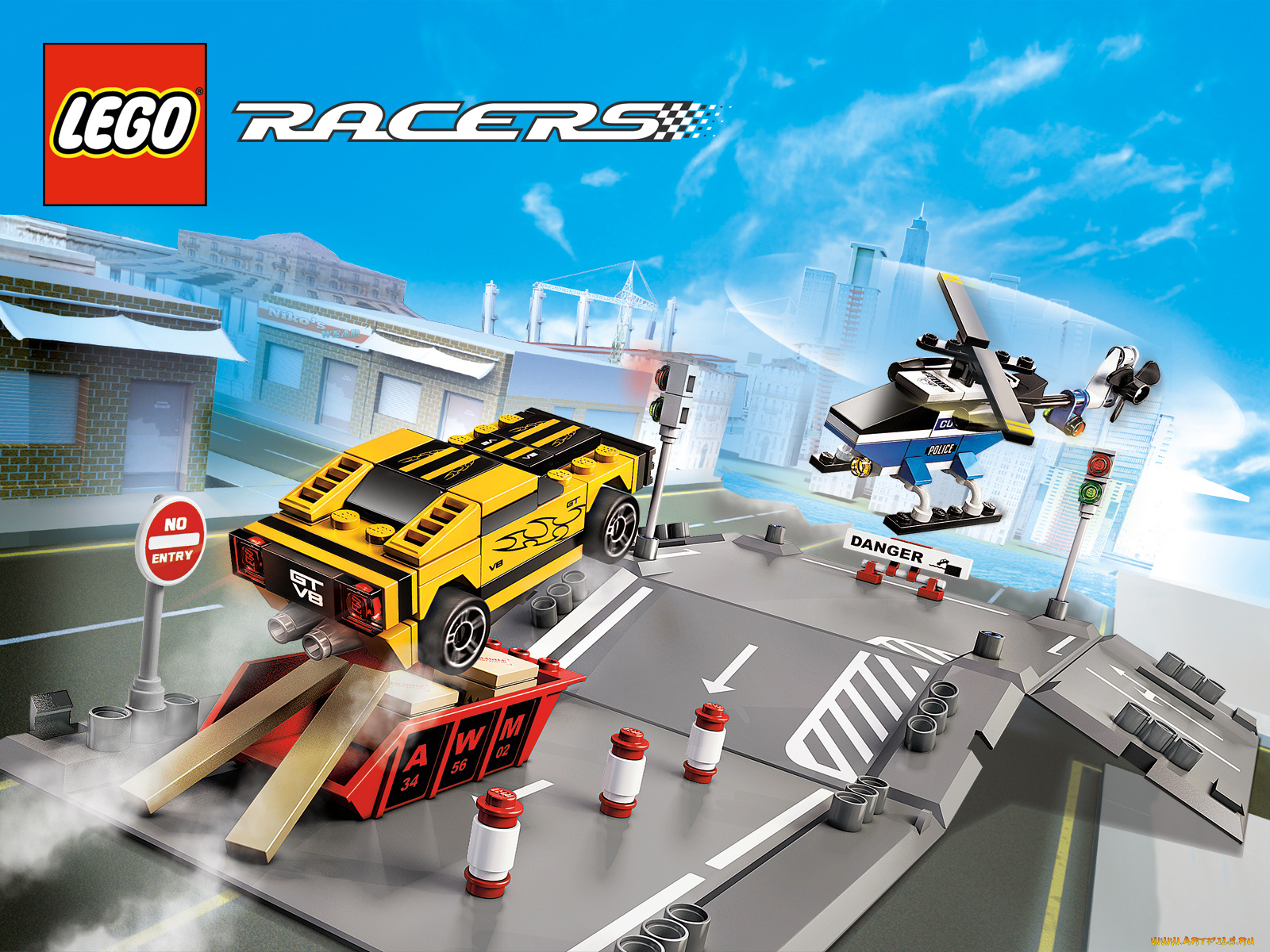 видео, игры, lego, racers