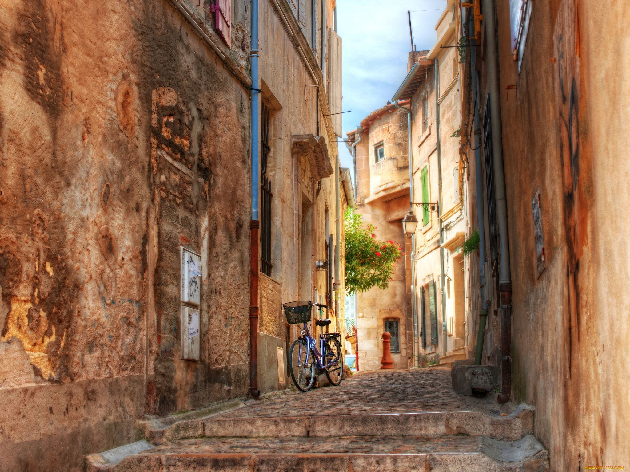 arles, france, города, улицы, площади, набережные