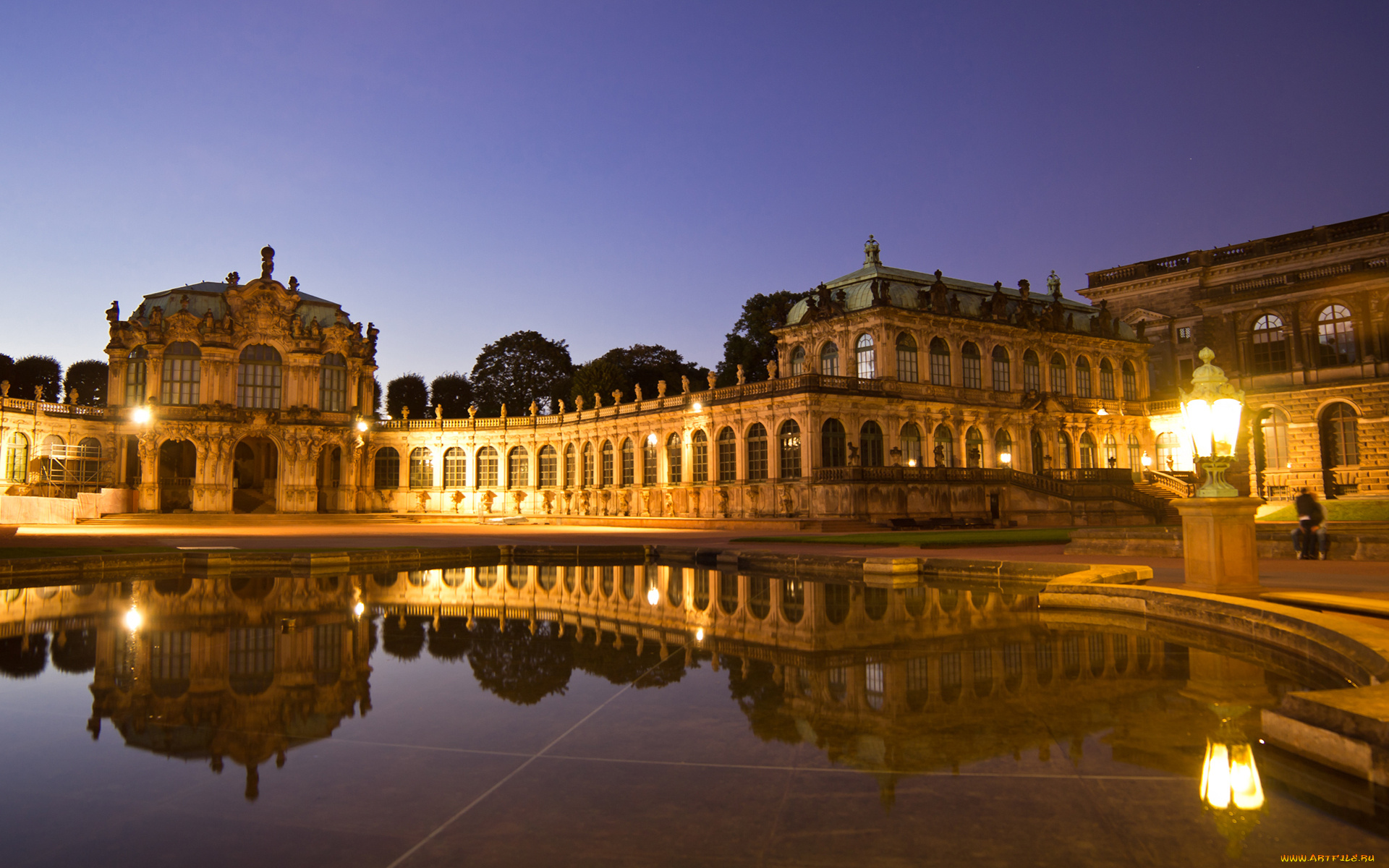 zwinger, palace, dresden, germany, города, дрезден, германия