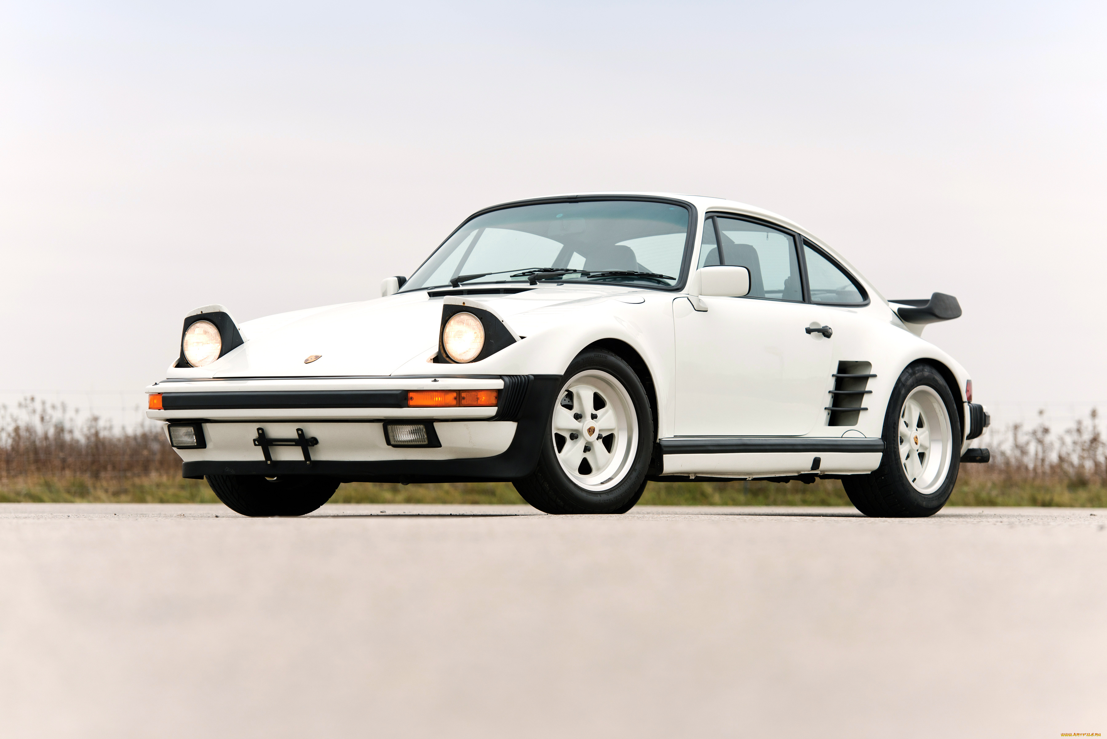 porsche, 911, turbo, 3, 3, flachbau, coupe, автомобили, porsche