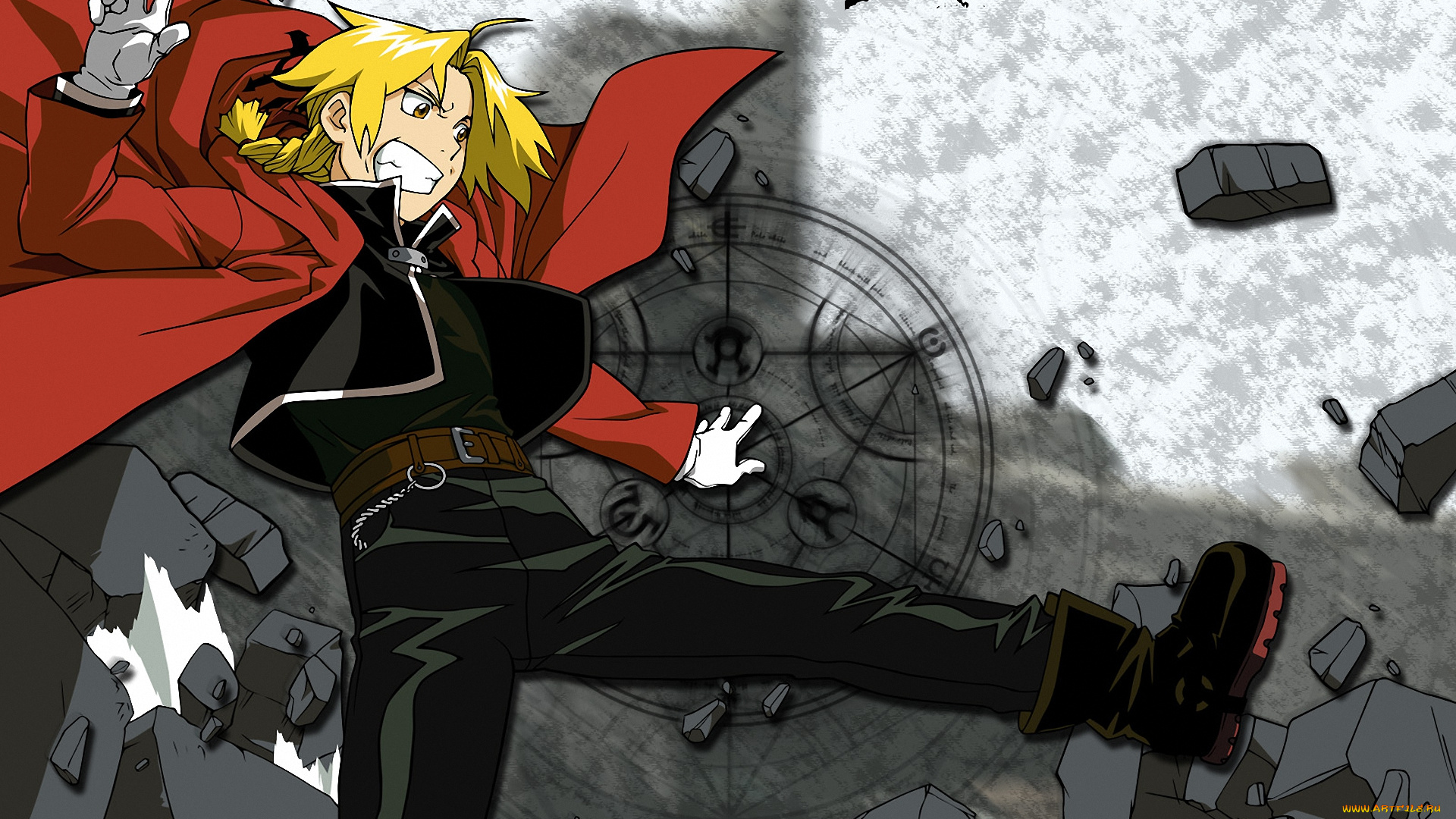 аниме, fullmetal, alchemist, elric, алхимия, алхимик, эдвард, edward, ученый, протез, парень