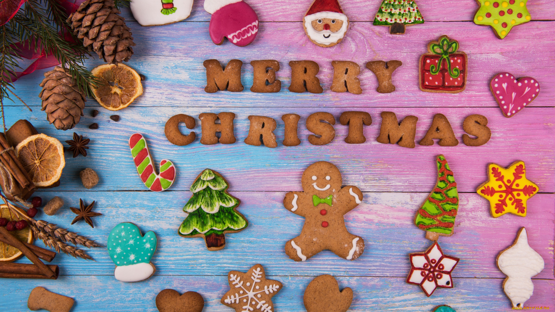 праздничные, угощения, печенье, gingerbread