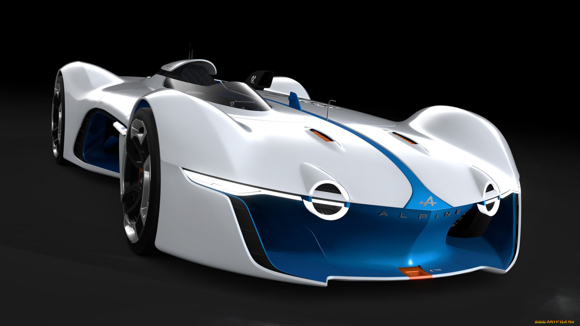 renault, alpine, vision, gran, turismo, concept, 2015, автомобили, 3д, renault, alpine, vision, gran, turismo, concept, 2015