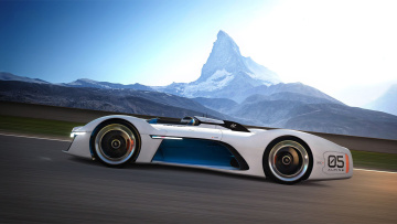 Картинка renault+alpine+vision+gran+turismo+concept+2015 автомобили renault alpine vision gran turismo concept 2015