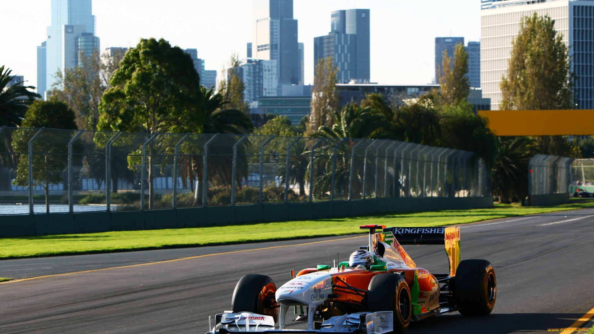 спорт, формула, f1, гран-при, andrian, sutil, force, india, australiangp, 2011, австралия