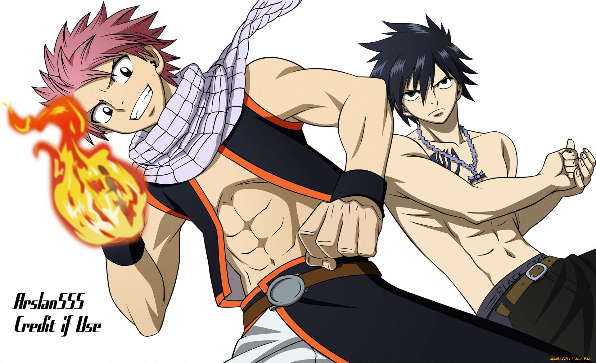 аниме, fairy, tail, маг, чародей, огонь, дракон, волшебник, dragneel, natsu