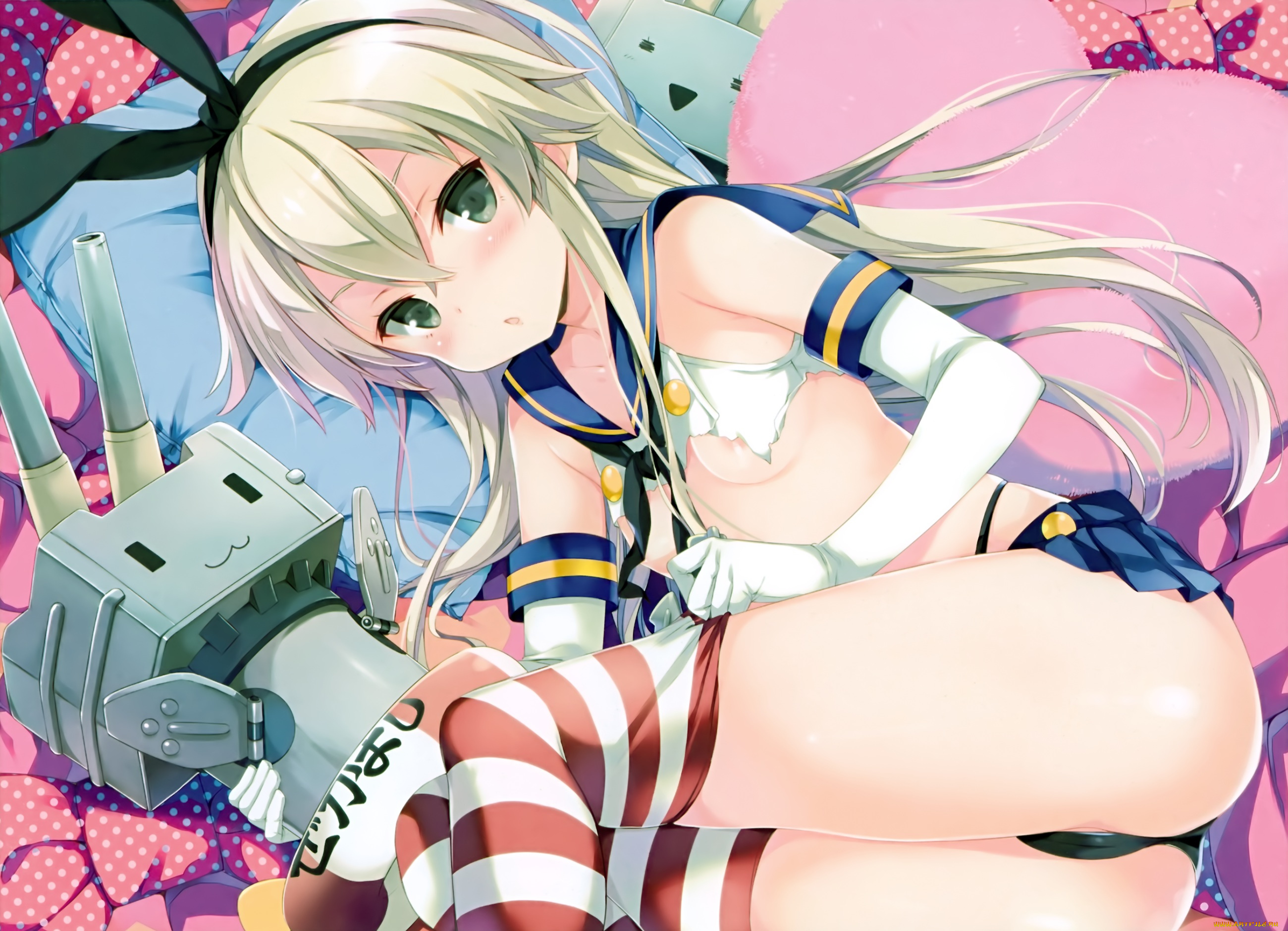 аниме, kantai, collection, shimakaze, rensouhou-chan, kantai, collection, ohara, tometa, kancolle