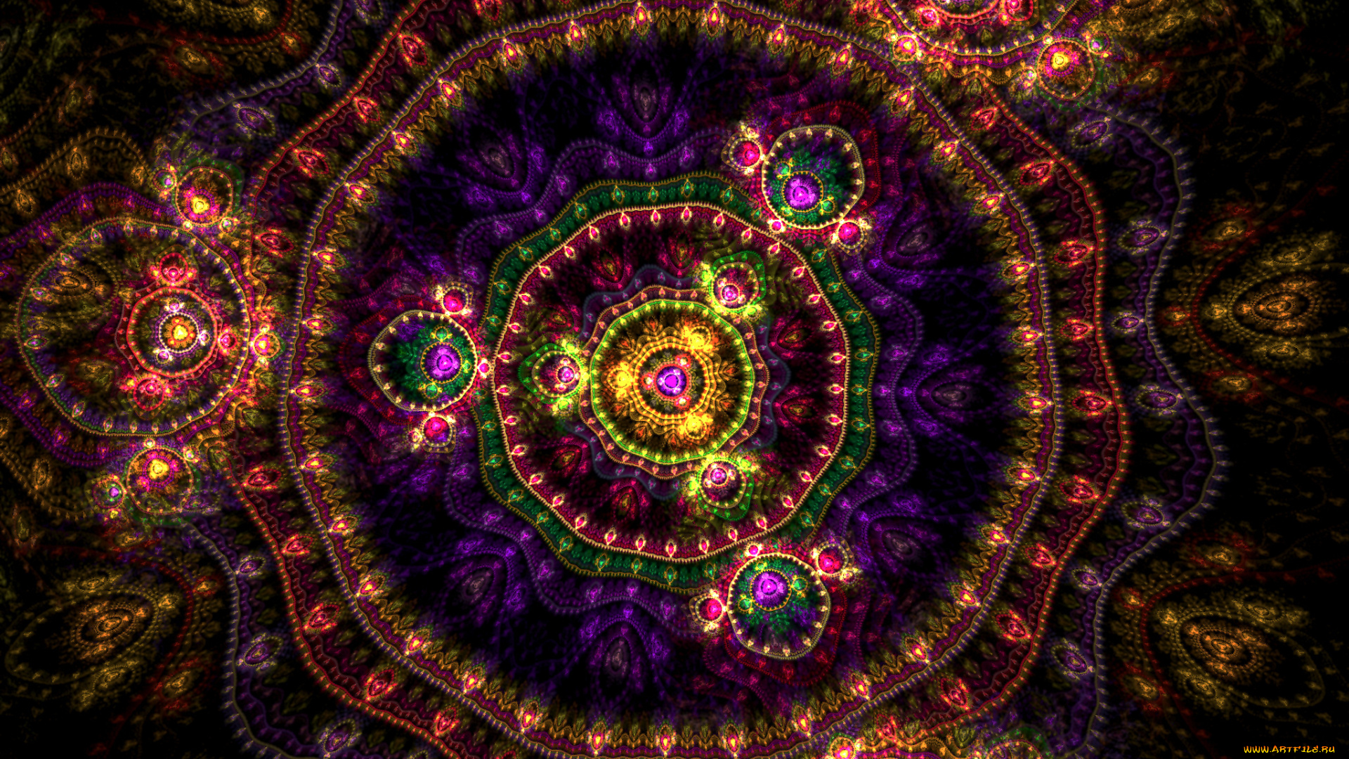 3д, графика, fractal, фракталы, фон, узор