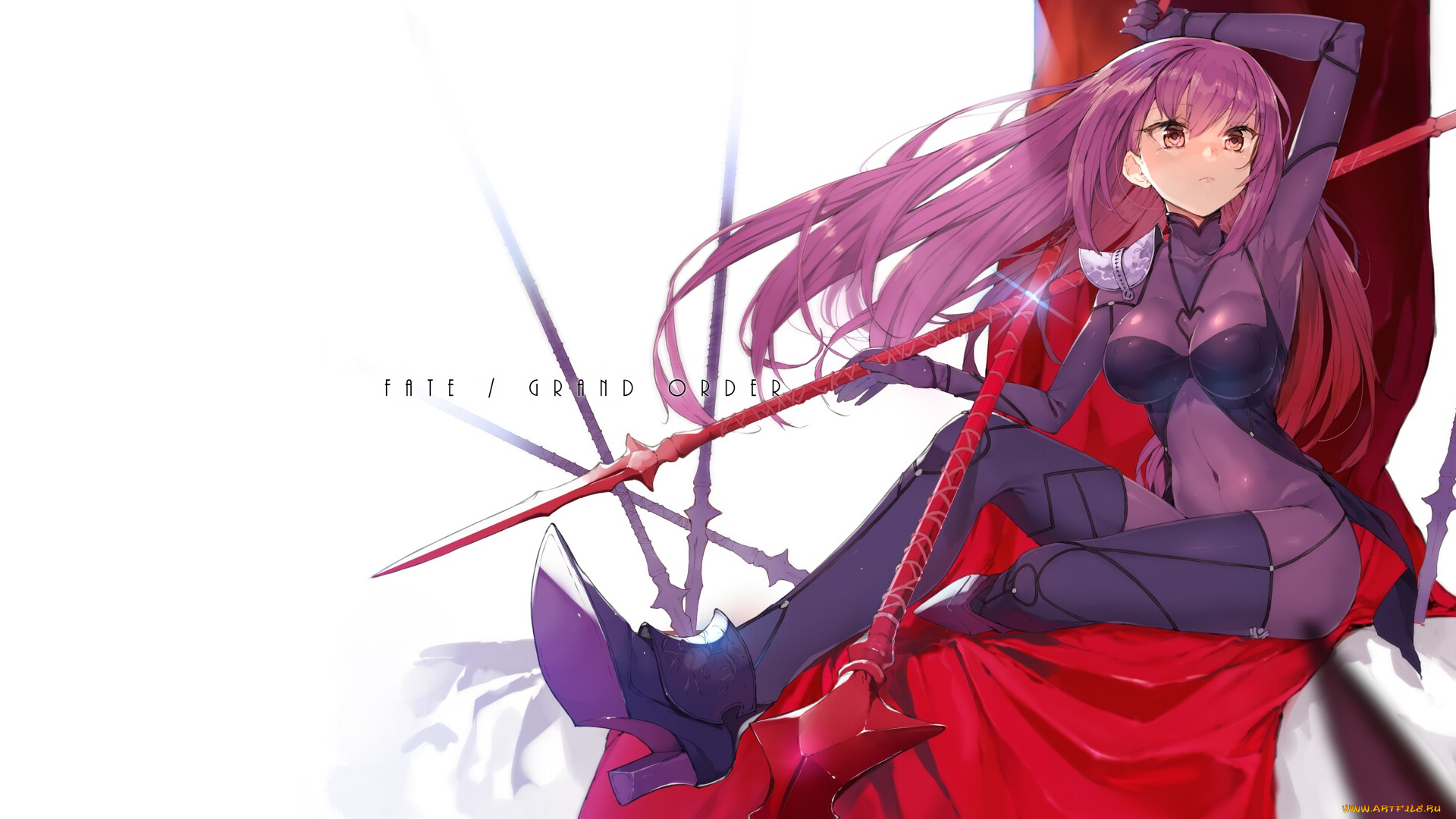 аниме, fate, stay, night, scathach