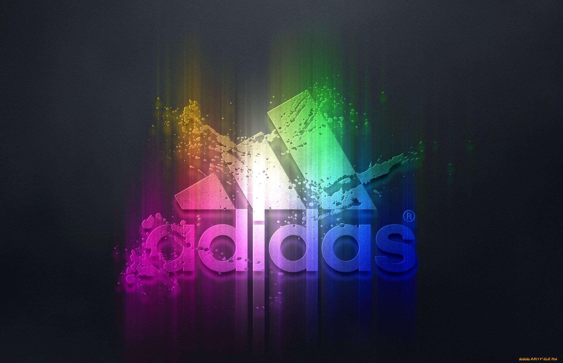 бренды, adidas, надпись, рельеф, цвета