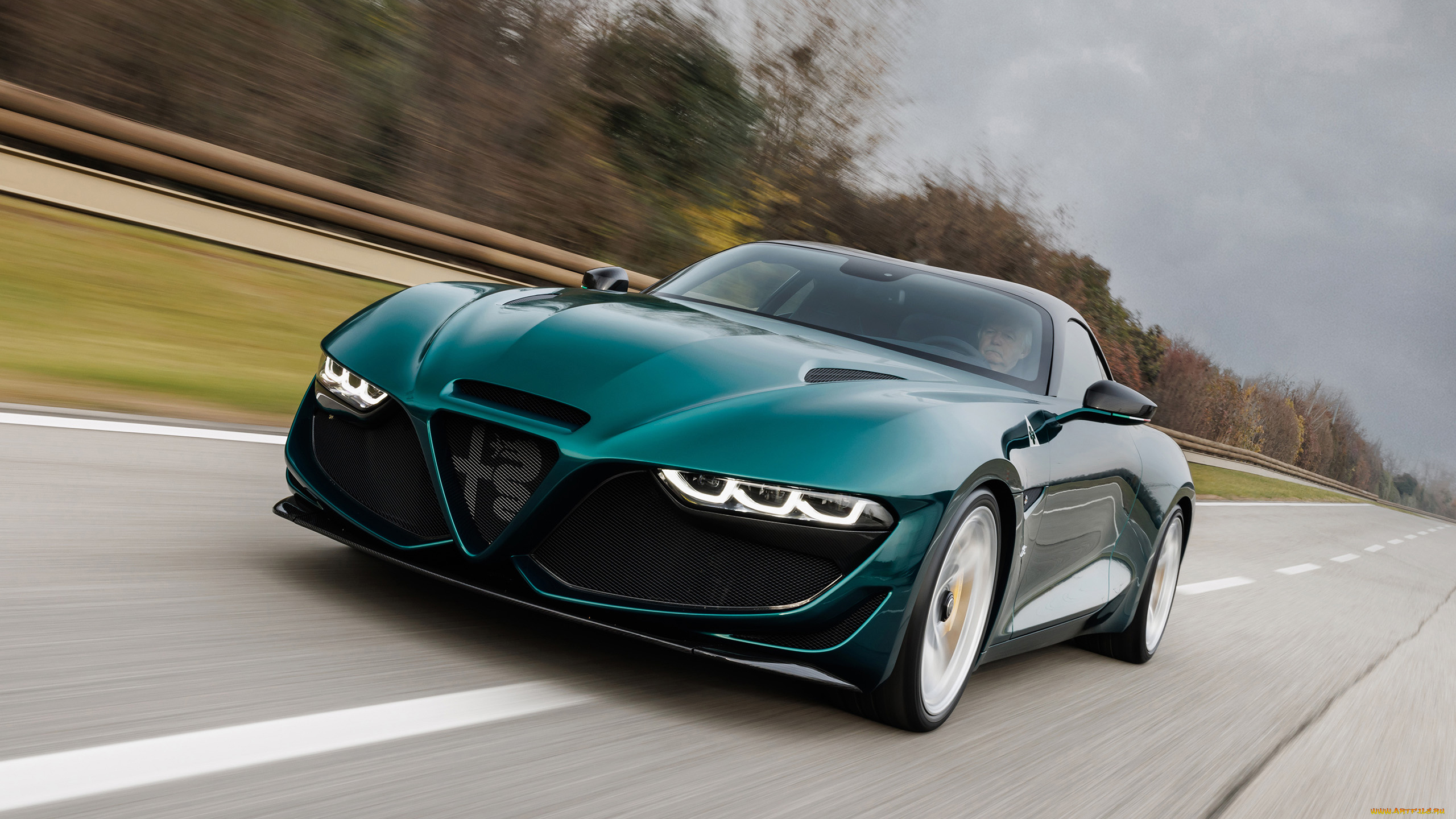 alfa, romeo, giulia, swb, zagato, 2022, автомобили, alfa, romeo, alfa, romeo, giulia, swb, zagato, альфа, ромео, зеленый