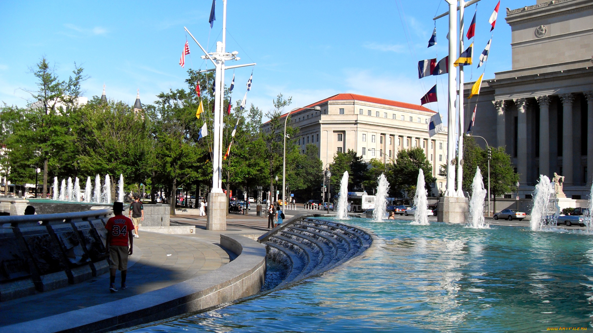 navy, memorial, города, вашингтон, сша