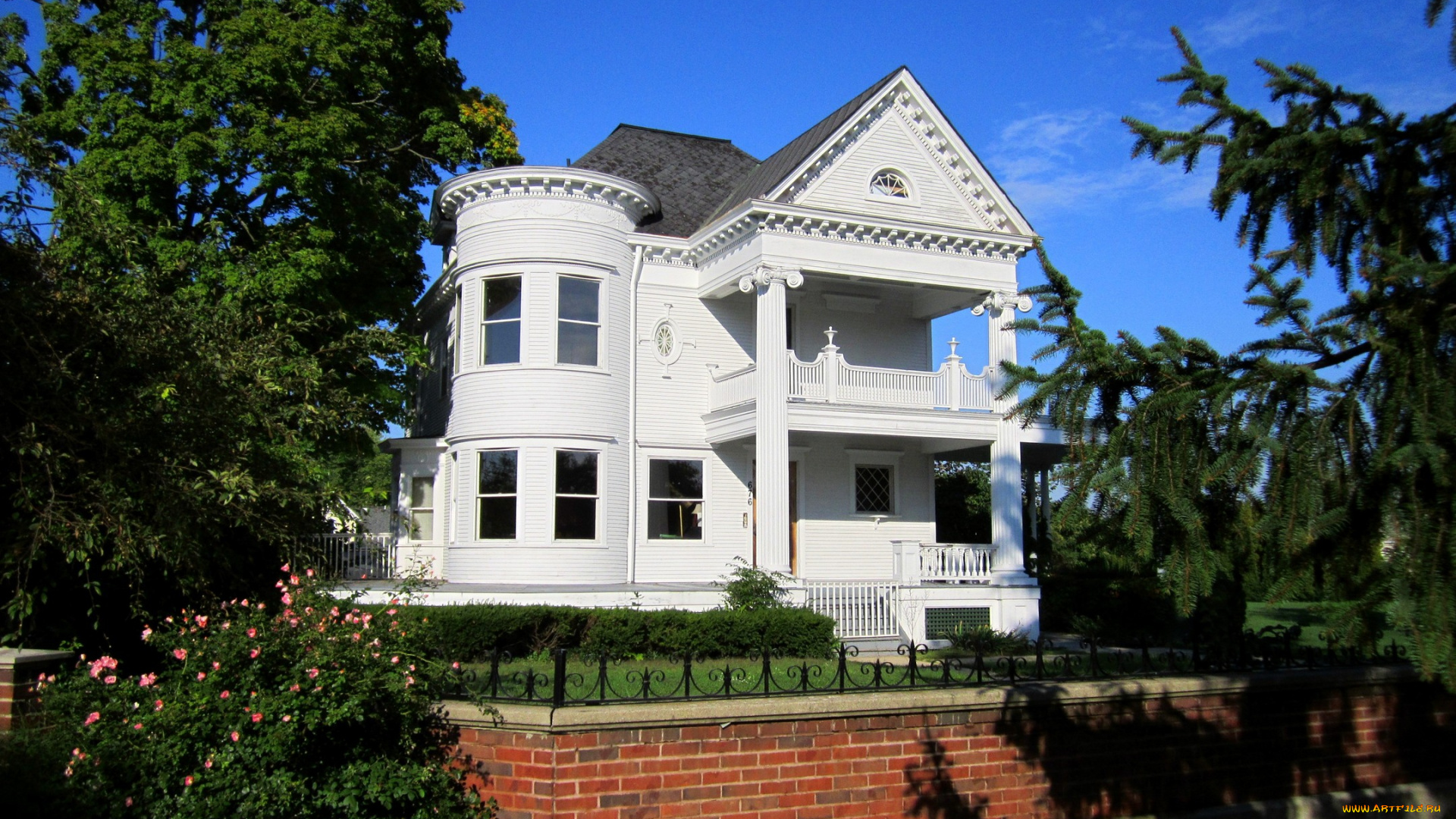 wilcox, house, `1903`, plymouth, mi, города, здания, дома, сша