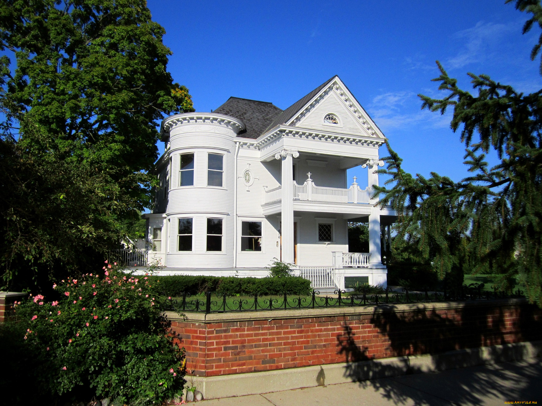 wilcox, house, `1903`, plymouth, mi, города, здания, дома, сша