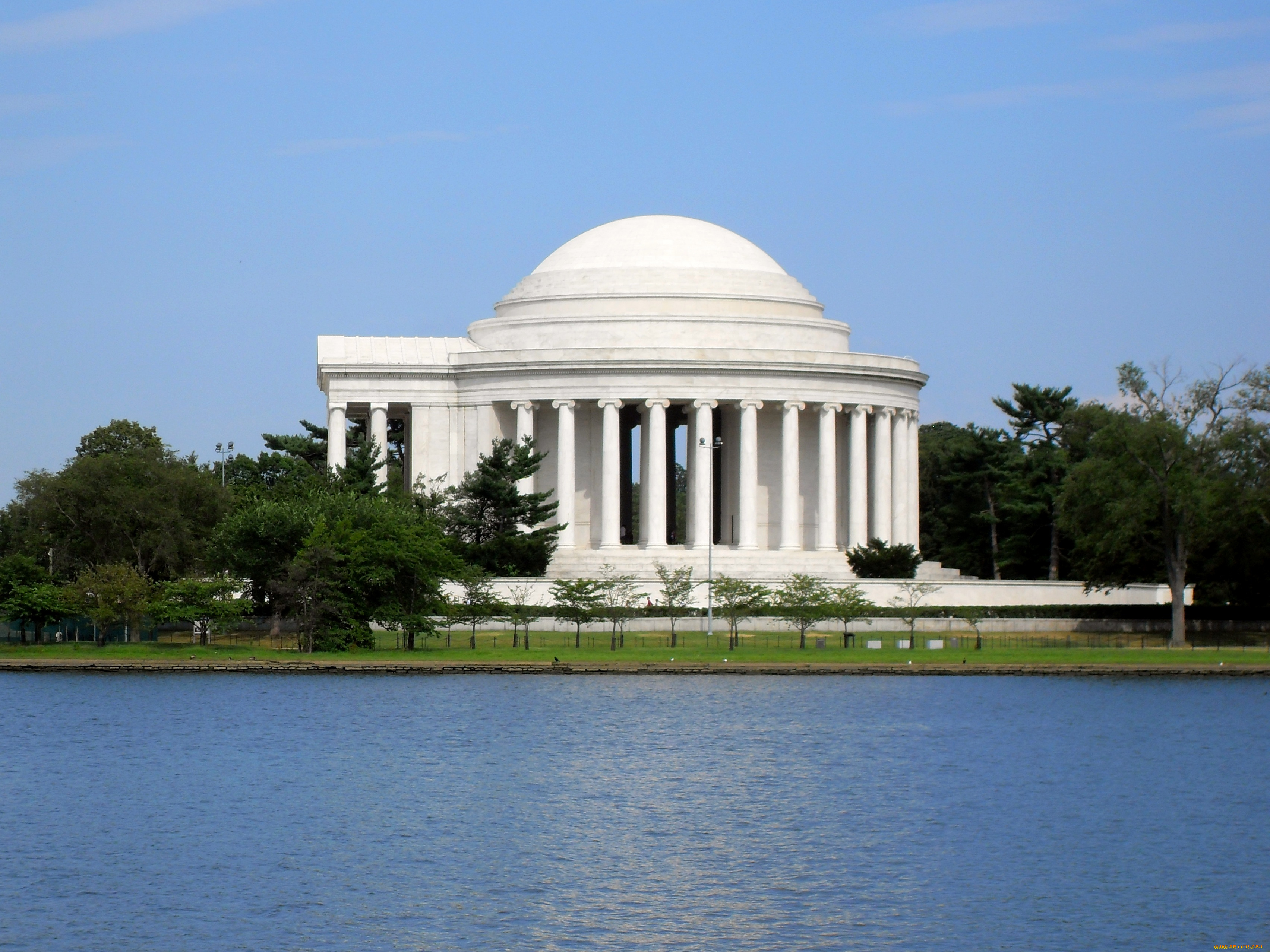 jefferson, memorial, города, вашингтон, сша