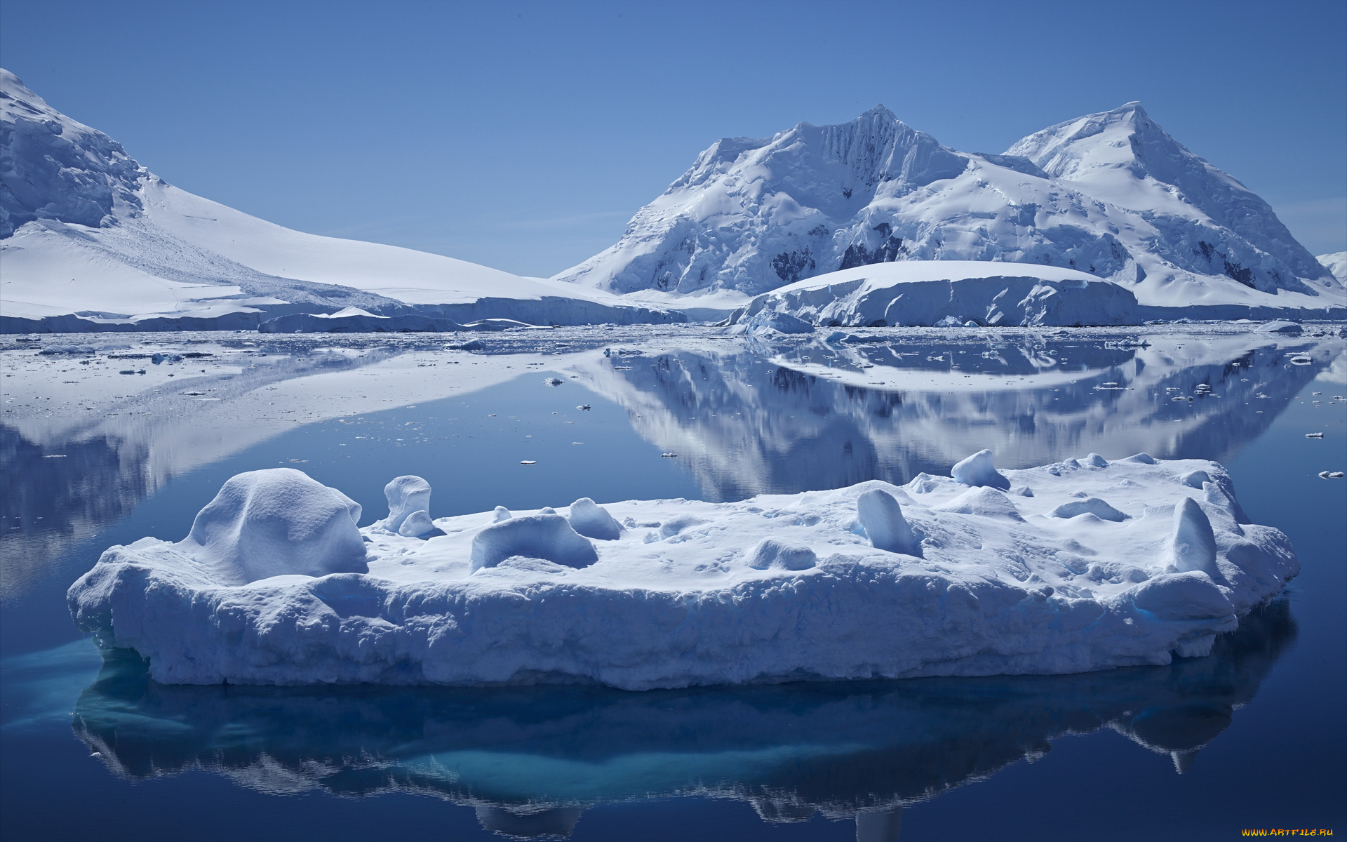 природа, айсберги, и, ледники, iceberg