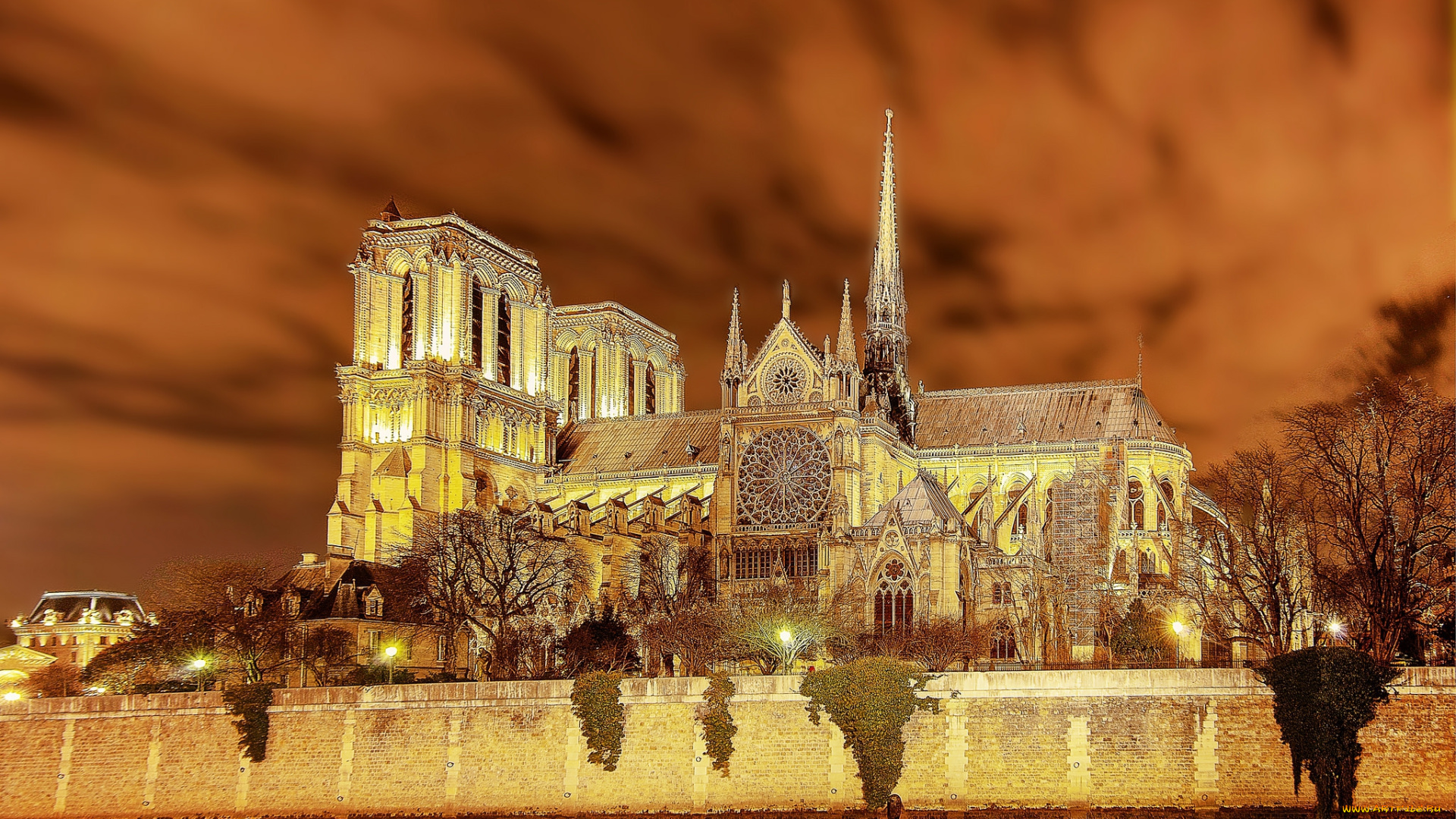 notre, dame, , paris, , france, города, париж, , франция, собор