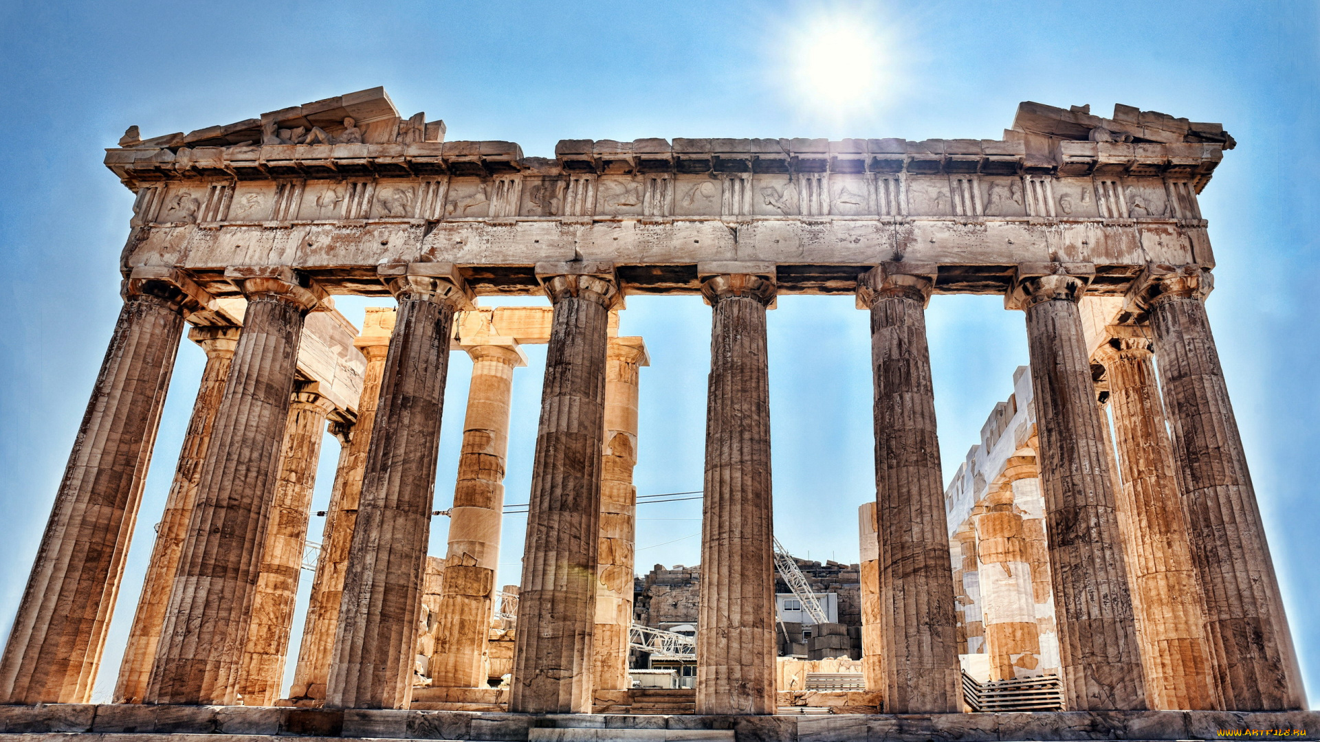 parthenon, города, афины, , греция