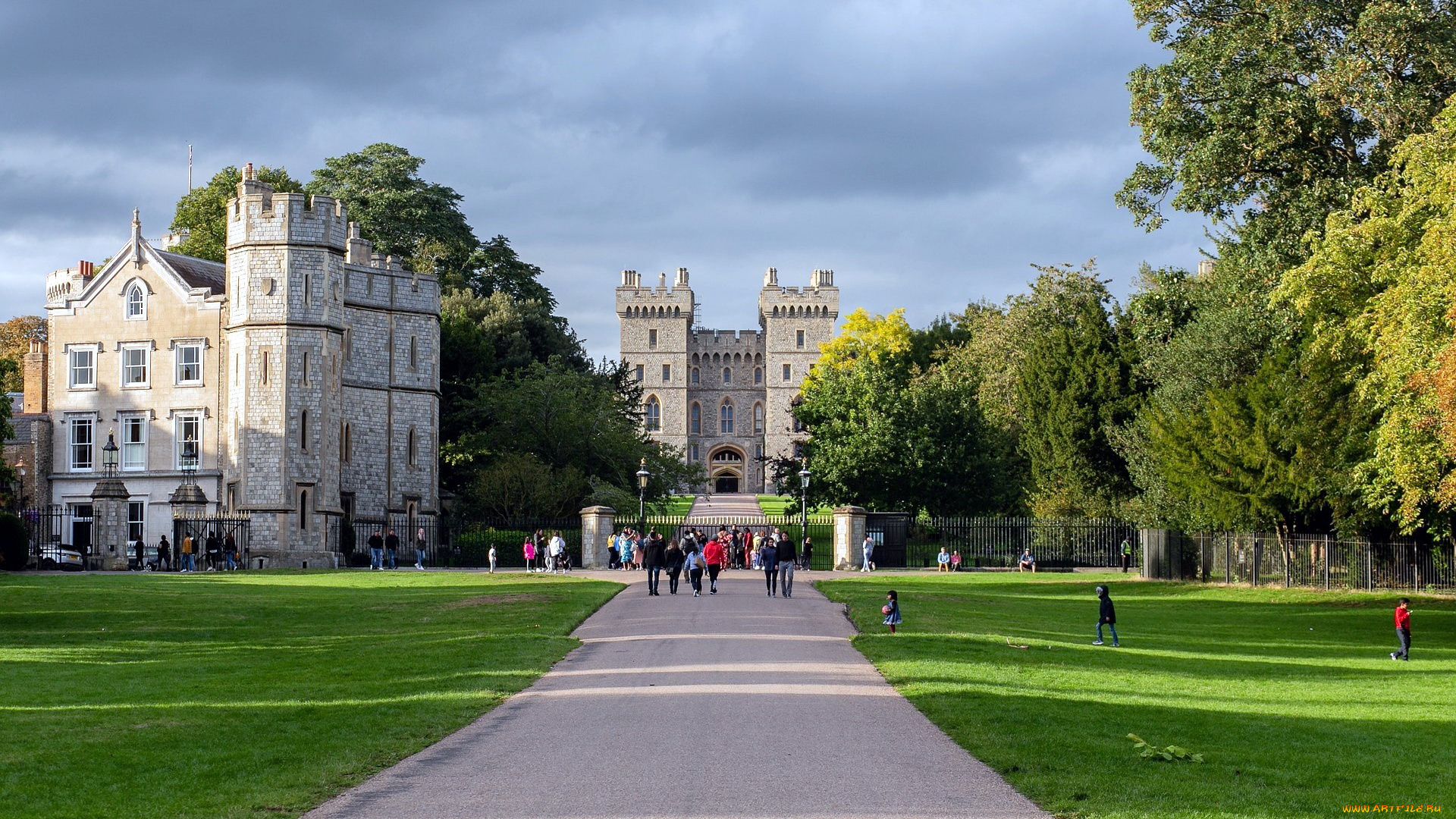 windsor, castle, города, замок, виндзор, , великобритания, windsor, castle