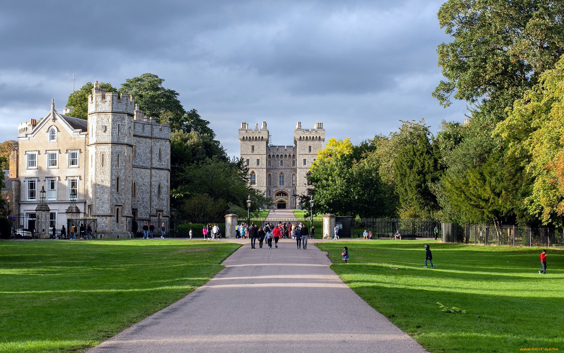 windsor, castle, города, замок, виндзор, , великобритания, windsor, castle