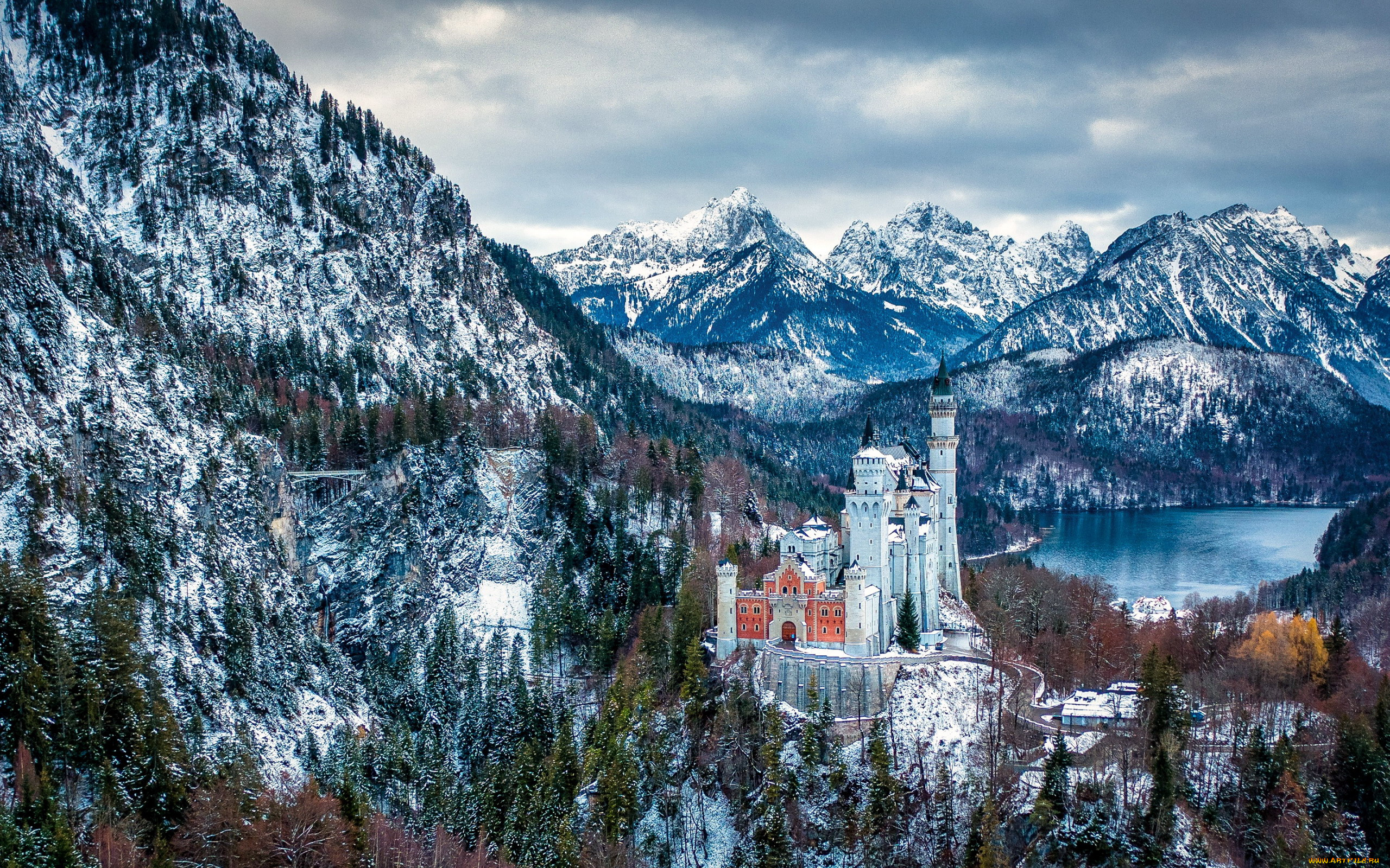 neuschwanstein, castle, города, замок, нойшванштайн, , германия, neuschwanstein, castle