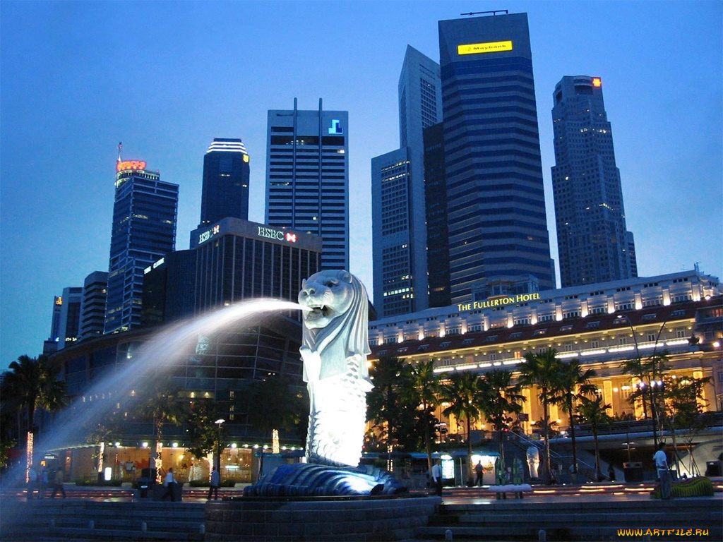 города, сингапур