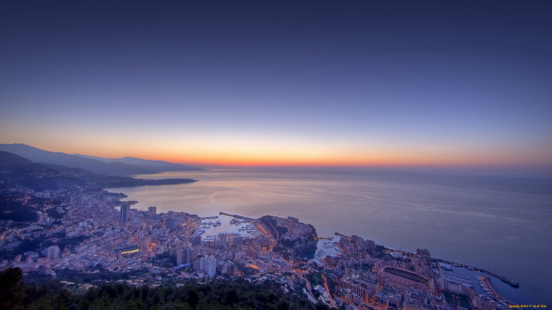 monaco, города, монте, карло, монако