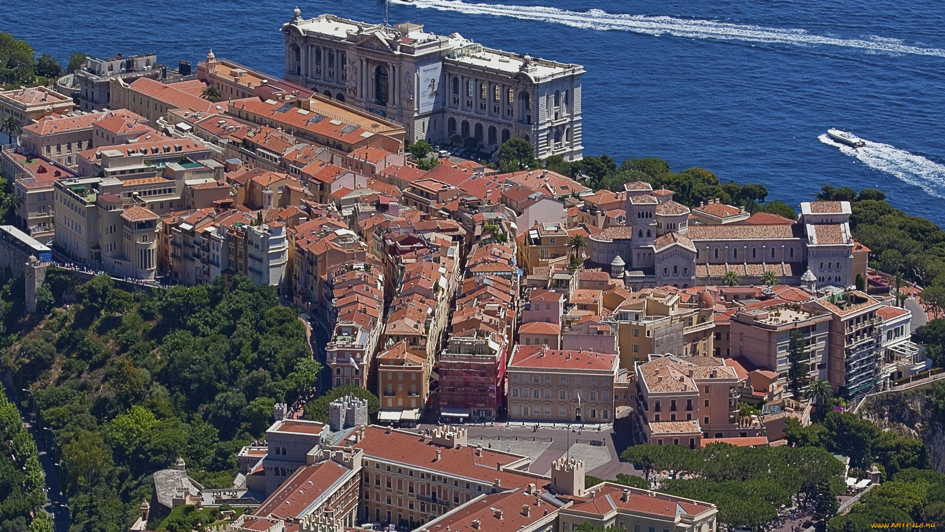 monaco, города, монте, карло, монако