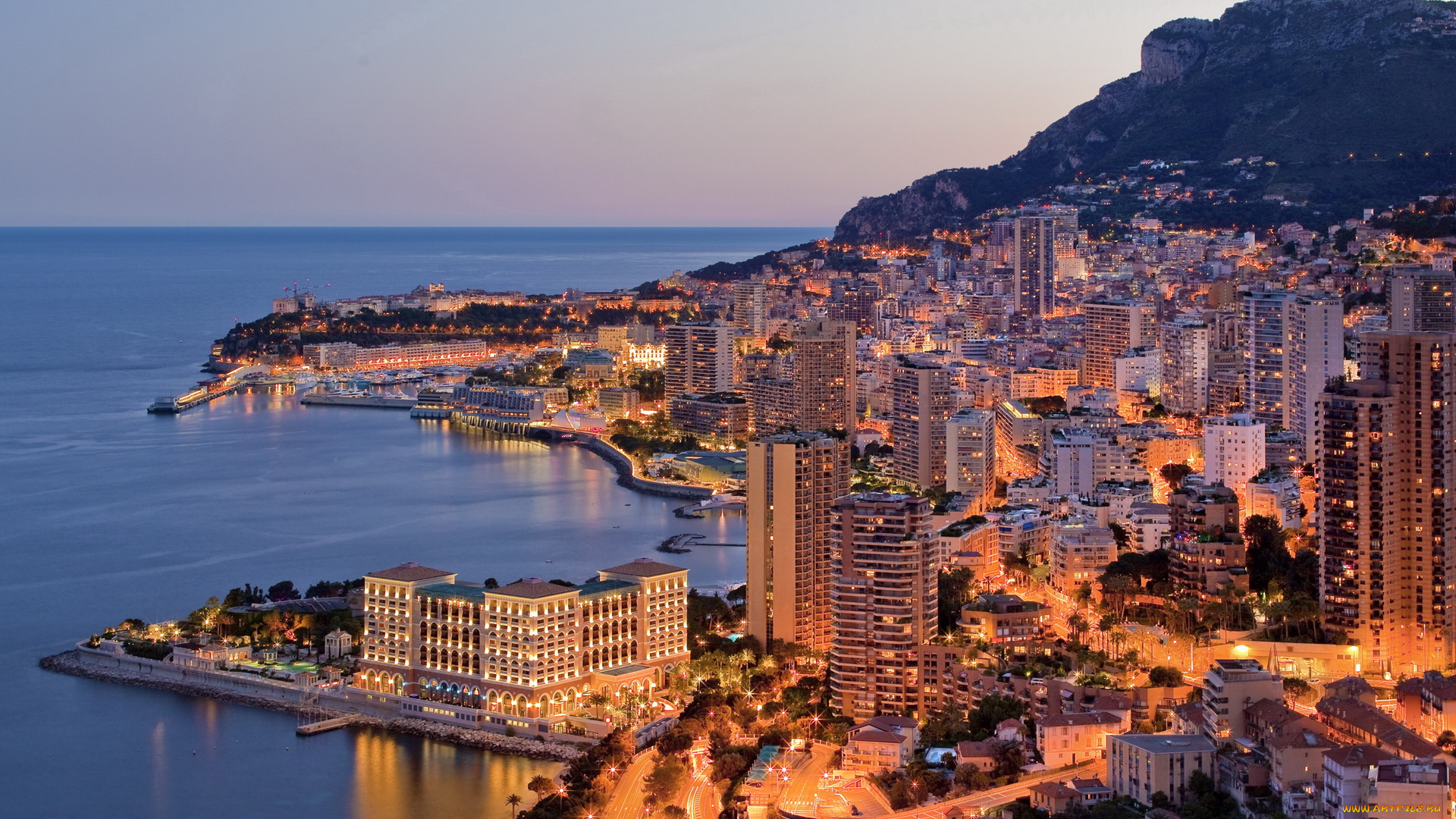 monaco, города, монте, карло, монако