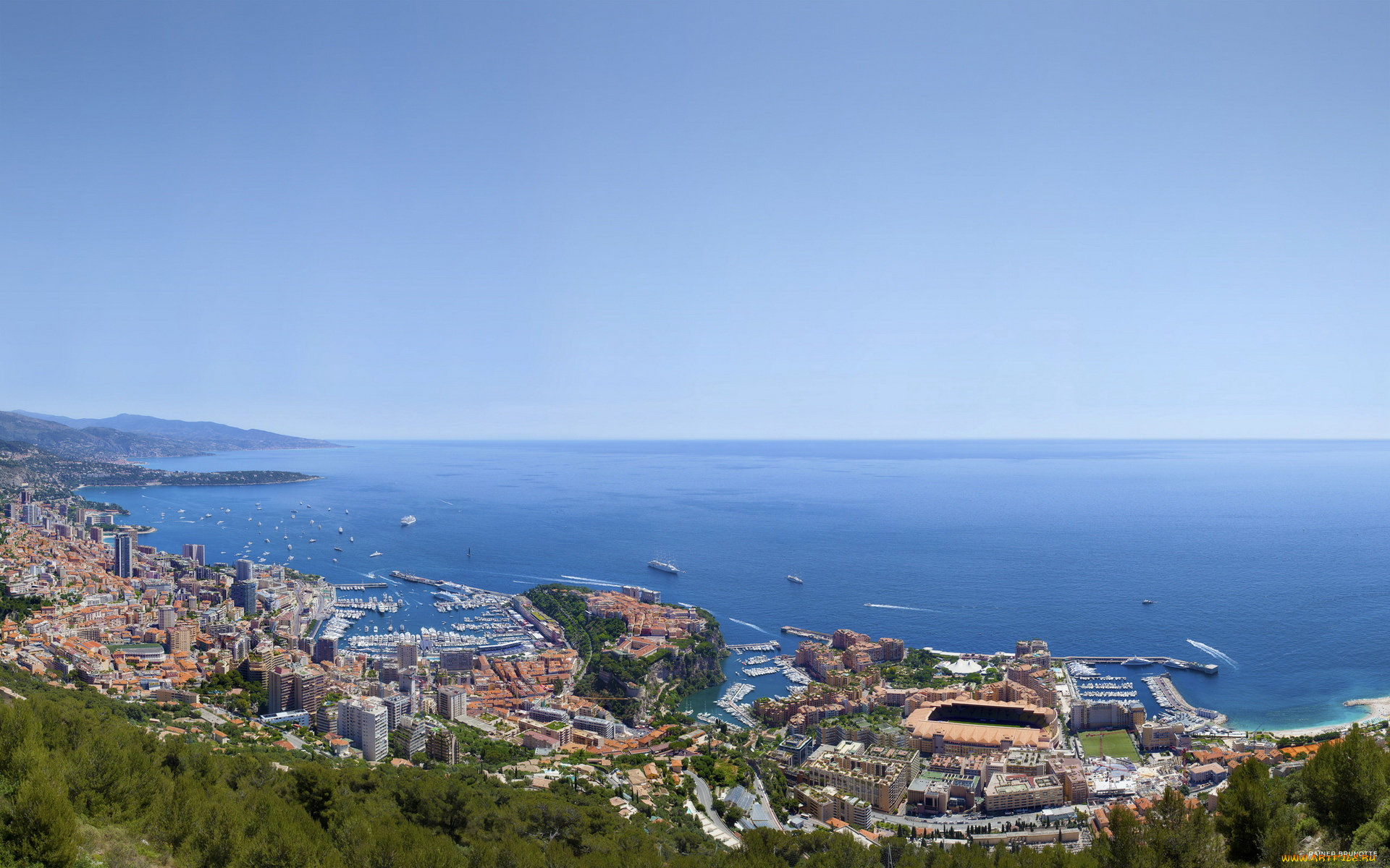 monaco, города, монте, карло, монако